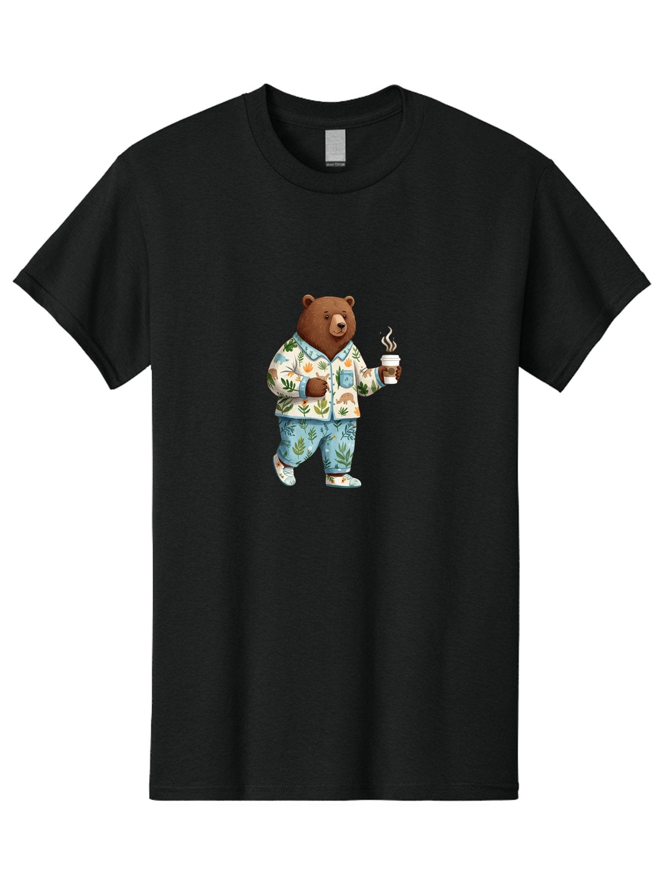 Bear-In-Pajamas-3 Men'S Graphic Tee, 100% Cotton, Comfortable Casual Summer Wear, Machine Washable, Vintage Camera, Old Camera, Antique Camera, Black Camera, Classic Photography, Photography Equipment, Nostalgic Device, Film Camera, Camera Art Bah571