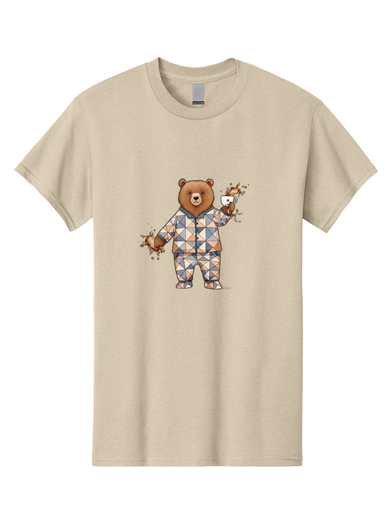 Bear-In-Pajamas-4 Men'S Graphic Tee, 100% Cotton, Comfortable Casual Summer Wear, Machine Washable, Vintage Camera, Old Camera, Antique Camera, Black Camera, Classic Photography, Photography Equipment, Nostalgic Device, Film Camera, Camera Art Bah572 4