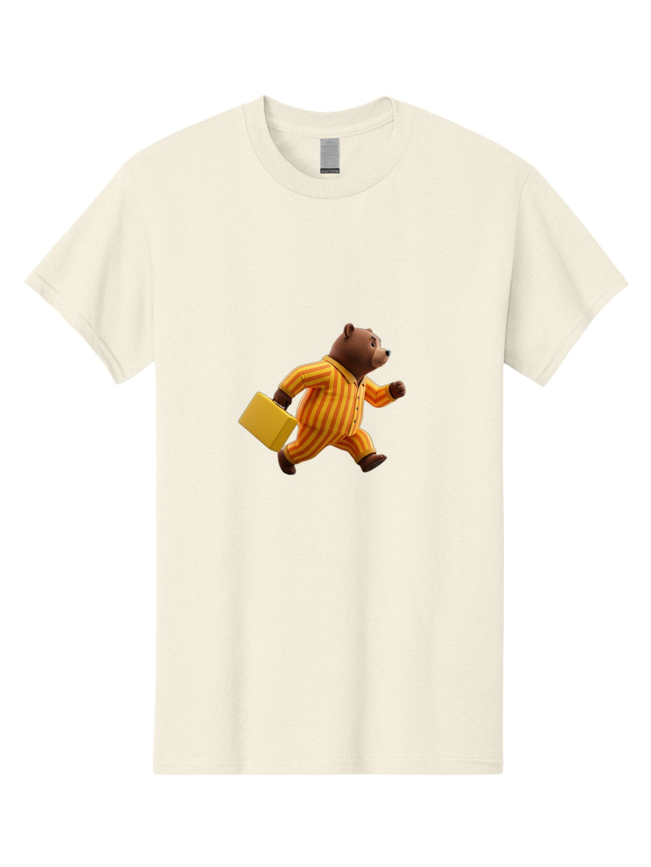 Bear-In-Pajamas-With-Briefcase Men'S Graphic Tee, 100% Cotton, Comfortable Casual Summer Wear, Machine Washable, Vintage Camera, Old Camera, Antique Camera, Black Camera, Classic Photography, Photography Equipment, Nostalgic Device, Bah578 5