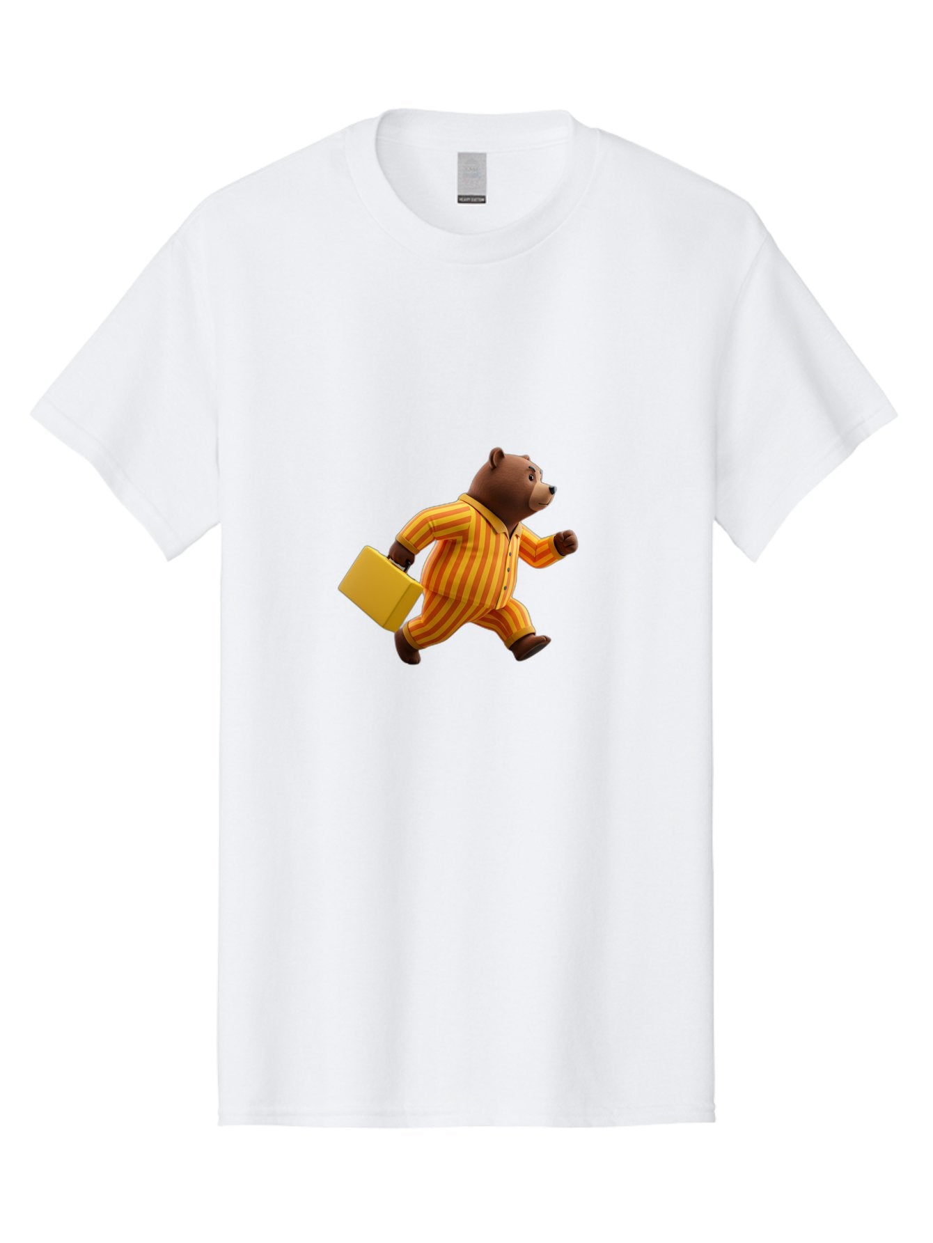 Bear-In-Pajamas-With-Briefcase Men'S Graphic Tee, 100% Cotton, Comfortable Casual Summer Wear, Machine Washable, Vintage Camera, Old Camera, Antique Camera, Black Camera, Classic Photography, Photography Equipment, Nostalgic Device, Bah578 14