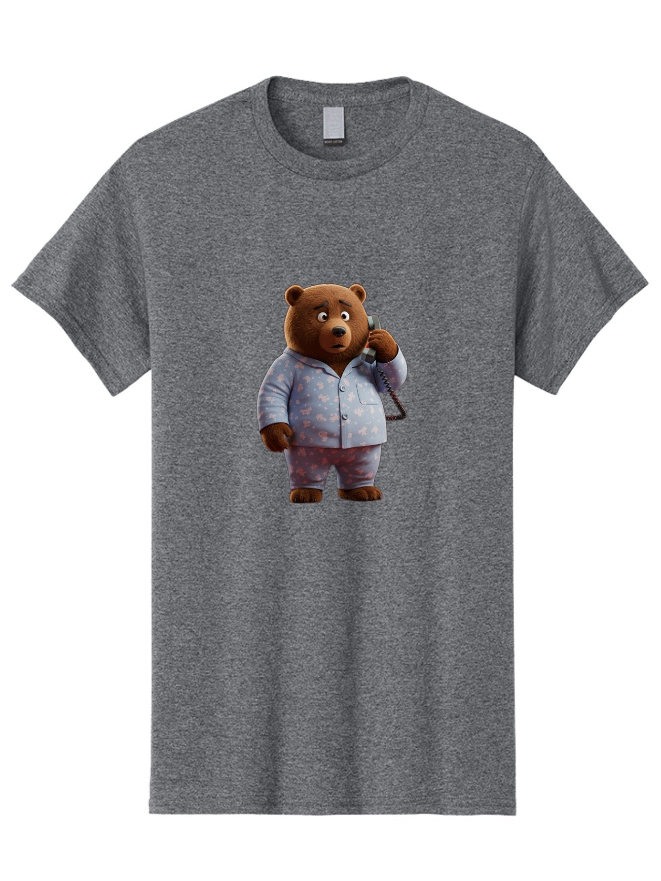 Bear-On-Phone Men'S Graphic Tee, 100% Cotton, Comfortable Casual Summer Wear, Machine Washable, Vintage Camera, Old Camera, Antique Camera, Black Camera, Classic Photography, Photography Equipment, Nostalgic Device, Film Camera, Camera Art Bah586 10