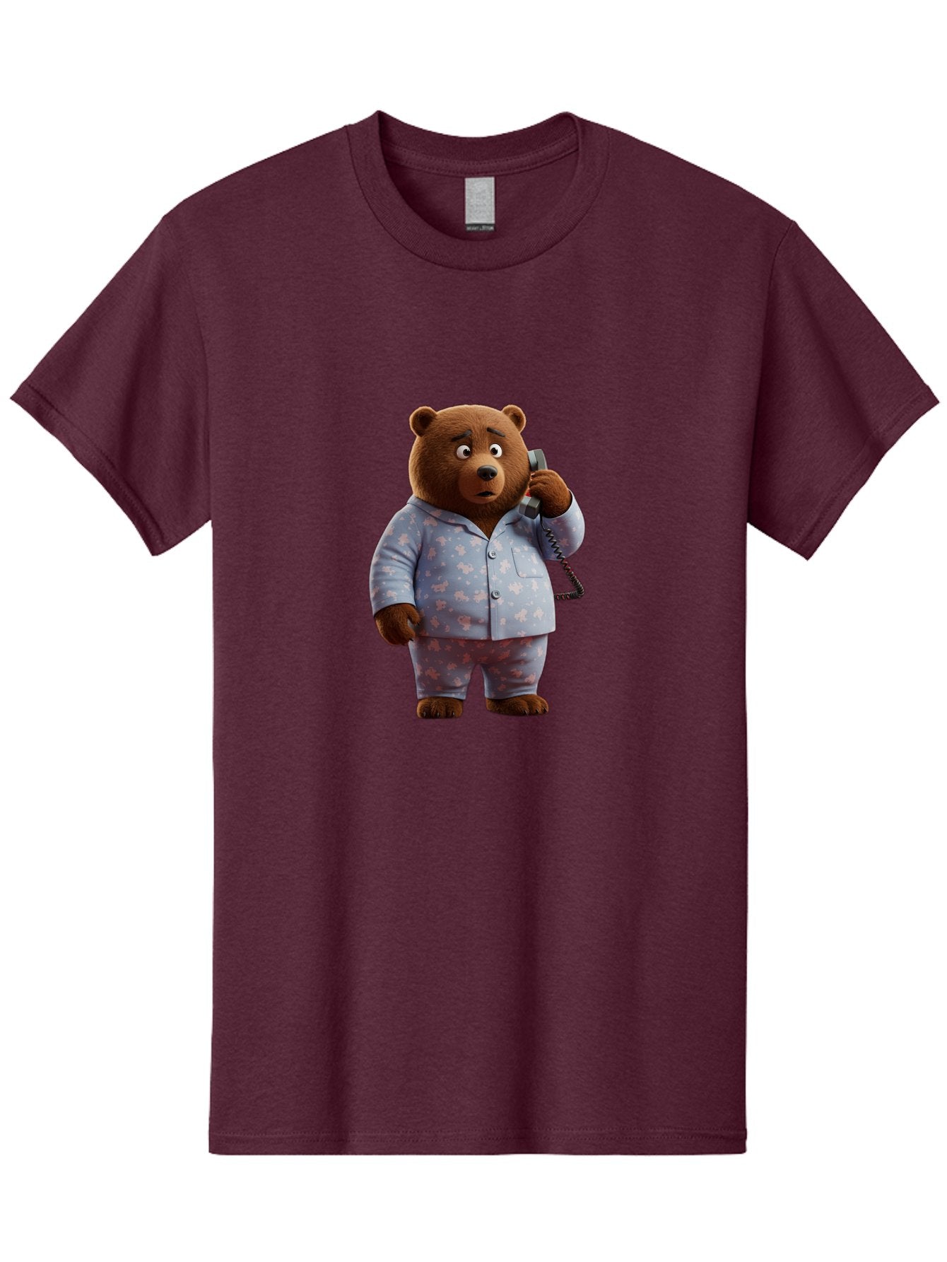Bear-On-Phone Men'S Graphic Tee, 100% Cotton, Comfortable Casual Summer Wear, Machine Washable, Vintage Camera, Old Camera, Antique Camera, Black Camera, Classic Photography, Photography Equipment, Nostalgic Device, Film Camera, Camera Art Bah586 4