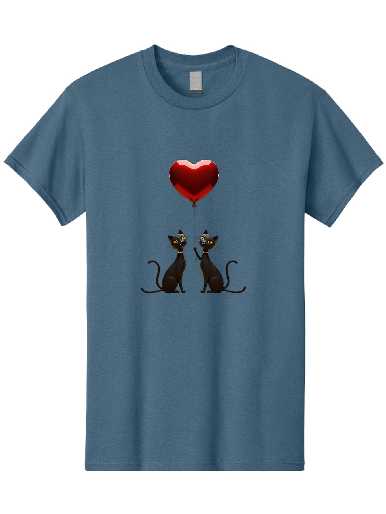 Black-Cats-And-Heart-Balloon Men'S Graphic Tee, 100% Cotton, Comfortable Casual Summer Wear, Machine Washable, Vintage Camera, Old Camera, Antique Camera, Black Camera, Classic Photography, Photography Equipment, Nostalgic Device, Film Camera, Bah594 7