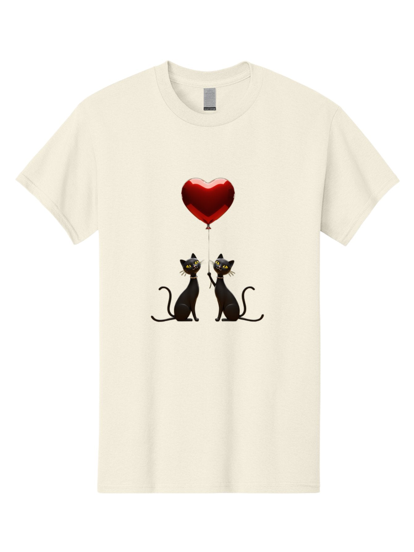 Black-Cats-And-Heart-Balloon Men'S Graphic Tee, 100% Cotton, Comfortable Casual Summer Wear, Machine Washable, Vintage Camera, Old Camera, Antique Camera, Black Camera, Classic Photography, Photography Equipment, Nostalgic Device, Film Camera, Bah594 4