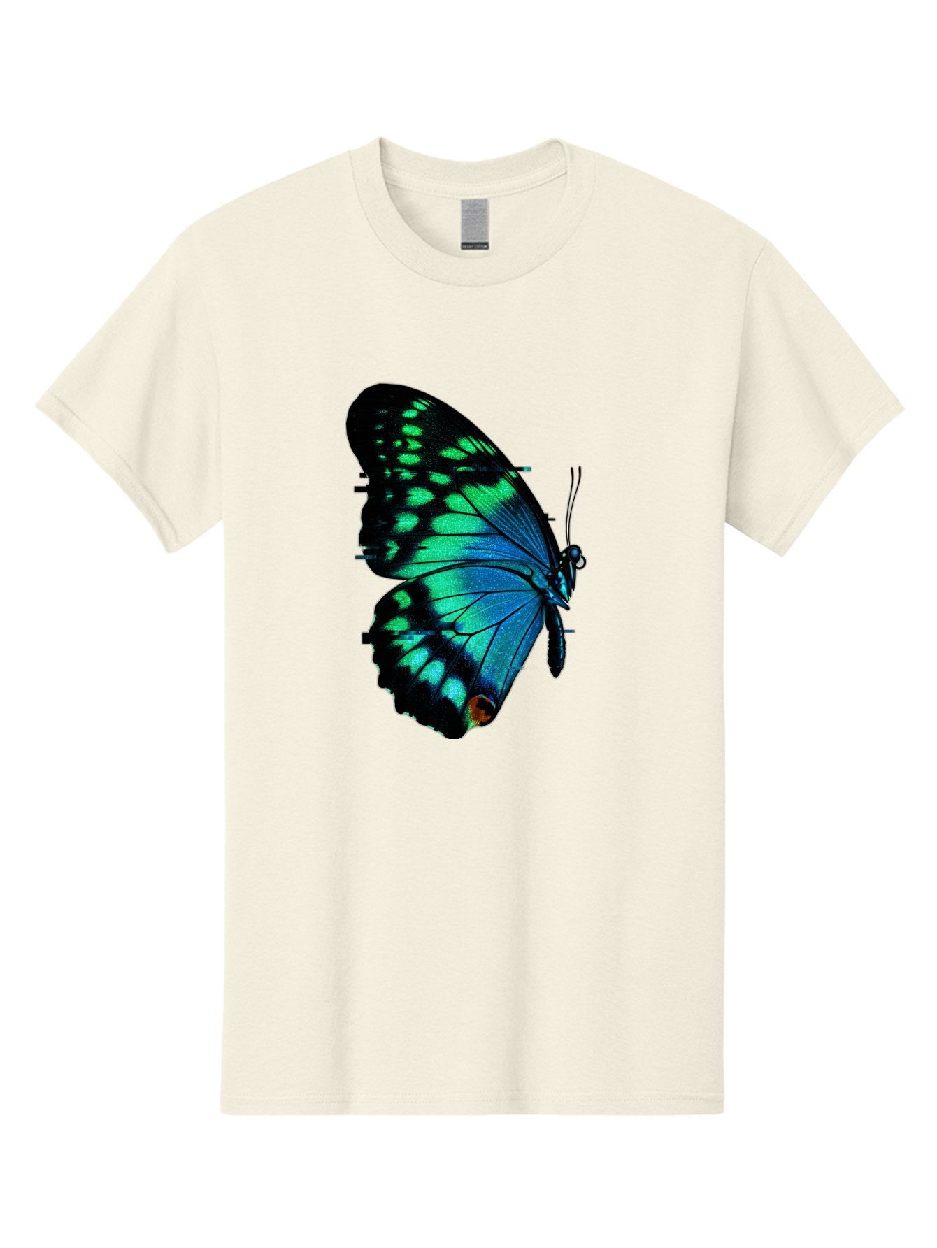 Blue-Butterfly-2 Men'S Graphic Tee, 100% Cotton, Comfortable Casual Summer Wear, Machine Washable, Vintage Camera, Old Camera, Antique Camera, Black Camera, Classic Photography, Photography Equipment, Nostalgic Device, Film Camera, Camera Art Bah597 14