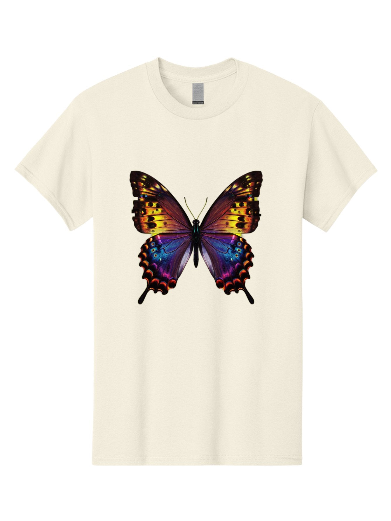 Blue-Morpho-Butterfly Men'S Graphic Tee, 100% Cotton, Comfortable Casual Summer Wear, Machine Washable, Vintage Camera, Old Camera, Antique Camera, Black Camera, Classic Photography, Photography Equipment, Nostalgic Device, Film Camera, Bah603 15