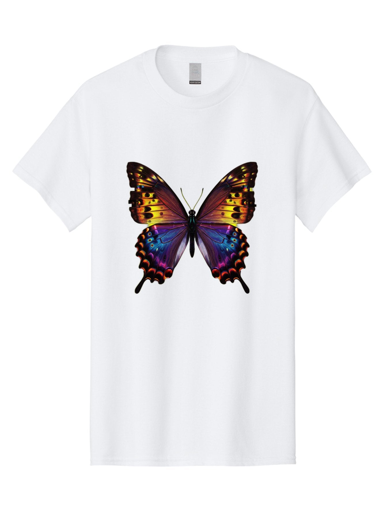 Blue-Morpho-Butterfly Men'S Graphic Tee, 100% Cotton, Comfortable Casual Summer Wear, Machine Washable, Vintage Camera, Old Camera, Antique Camera, Black Camera, Classic Photography, Photography Equipment, Nostalgic Device, Film Camera, Bah603