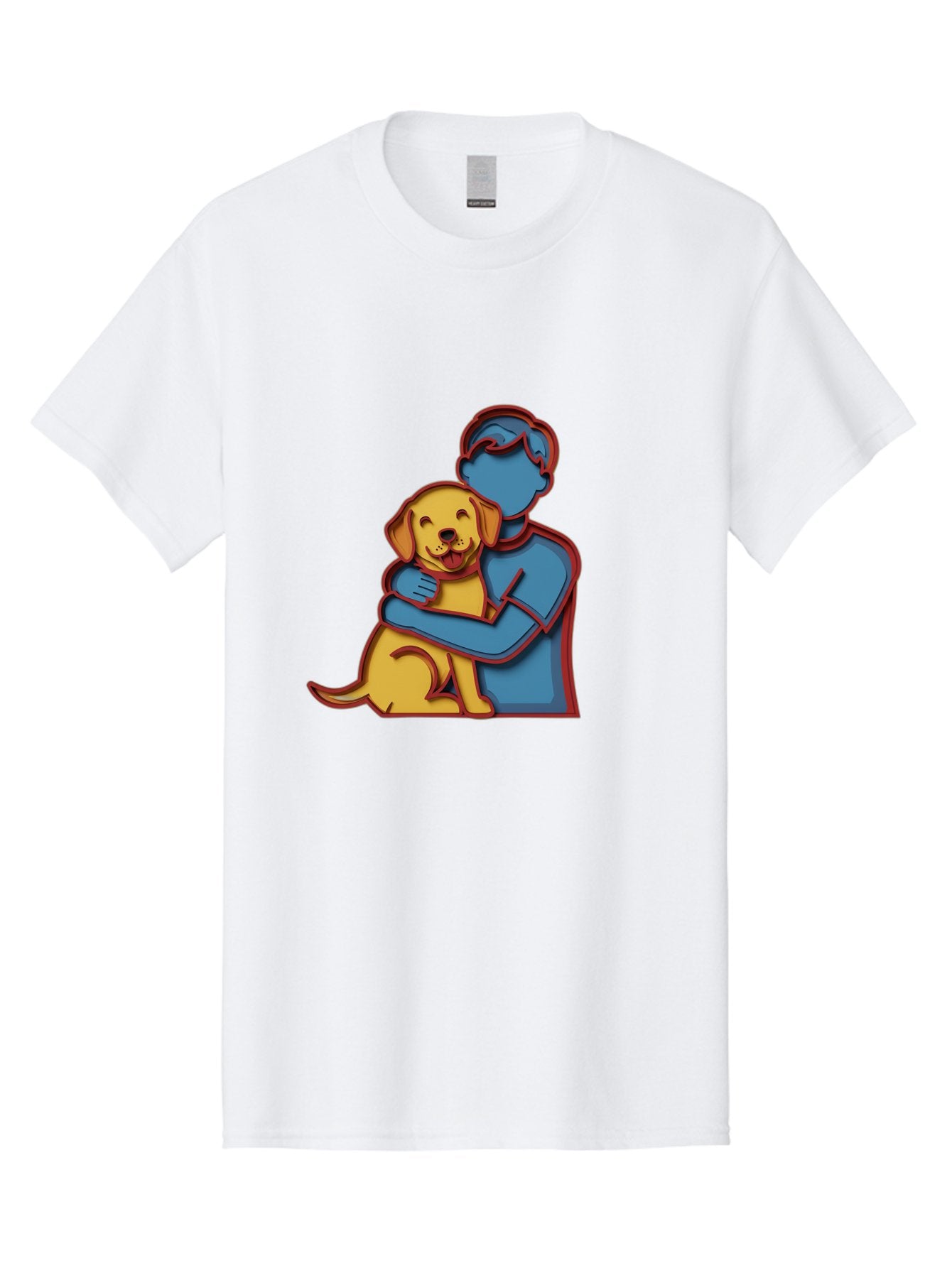 Boy-Hugging-Dog-3 Men'S Graphic Tee, 100% Cotton, Comfortable Casual Summer Wear, Machine Washable, Vintage Camera, Old Camera, Antique Camera, Black Camera, Classic Photography, Photography Equipment, Nostalgic Device, Film Camera, Camera Art Bah606 9