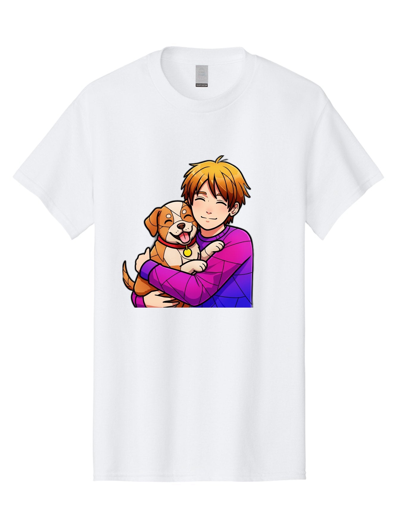 Boy-Hugging-Dog Men'S Graphic Tee, 100% Cotton, Comfortable Casual Summer Wear, Machine Washable, Vintage Camera, Old Camera, Antique Camera, Black Camera, Classic Photography, Photography Equipment, Nostalgic Device, Film Camera, Camera Art Bah607 4