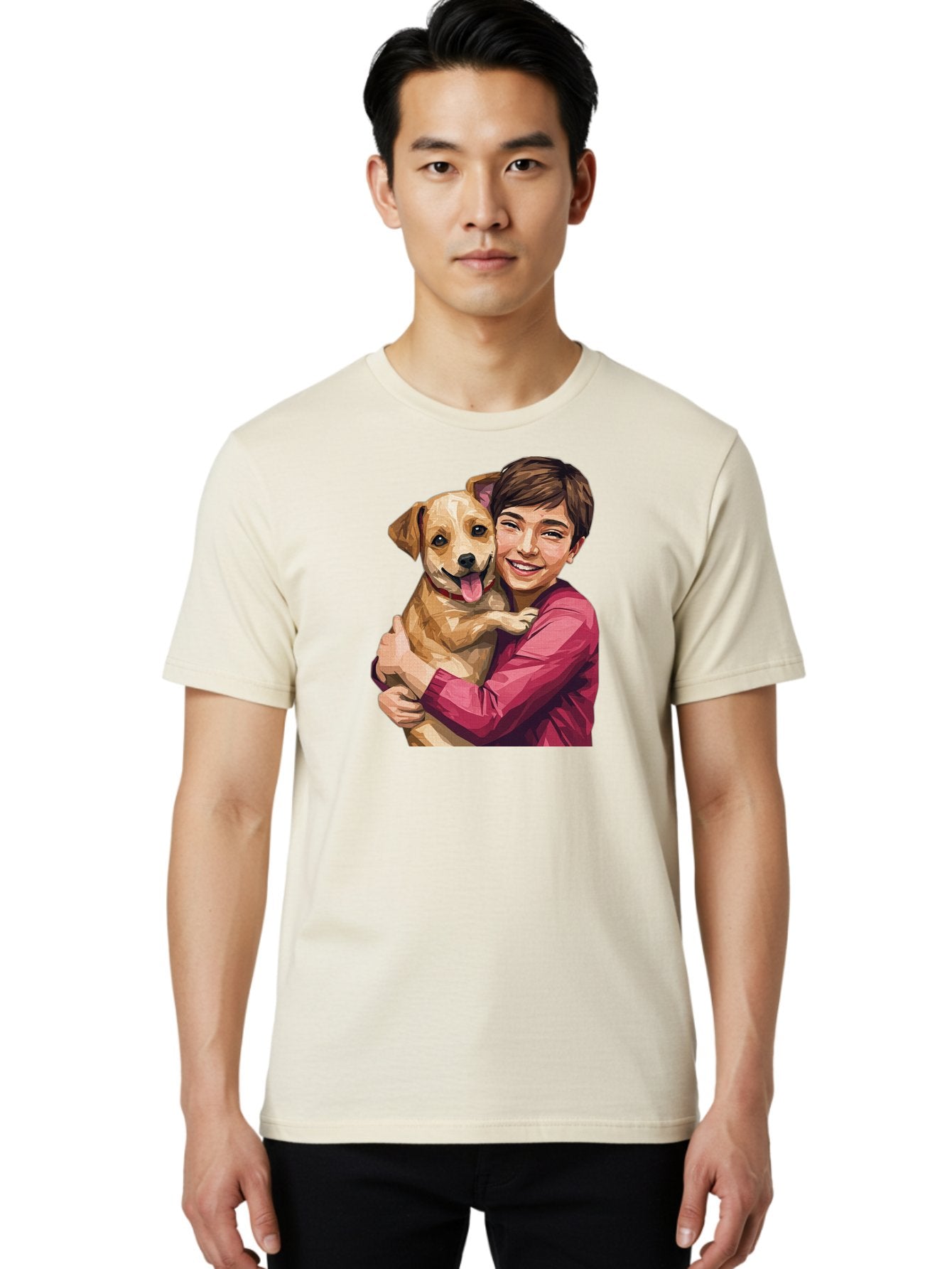 Boy-With-Dog Men'S Graphic Tee, 100% Cotton, Comfortable Casual Summer Wear, Machine Washable, Vintage Camera, Old Camera, Antique Camera, Black Camera, Classic Photography, Photography Equipment, Nostalgic Device, Film Camera, Camera Art Bah608 16