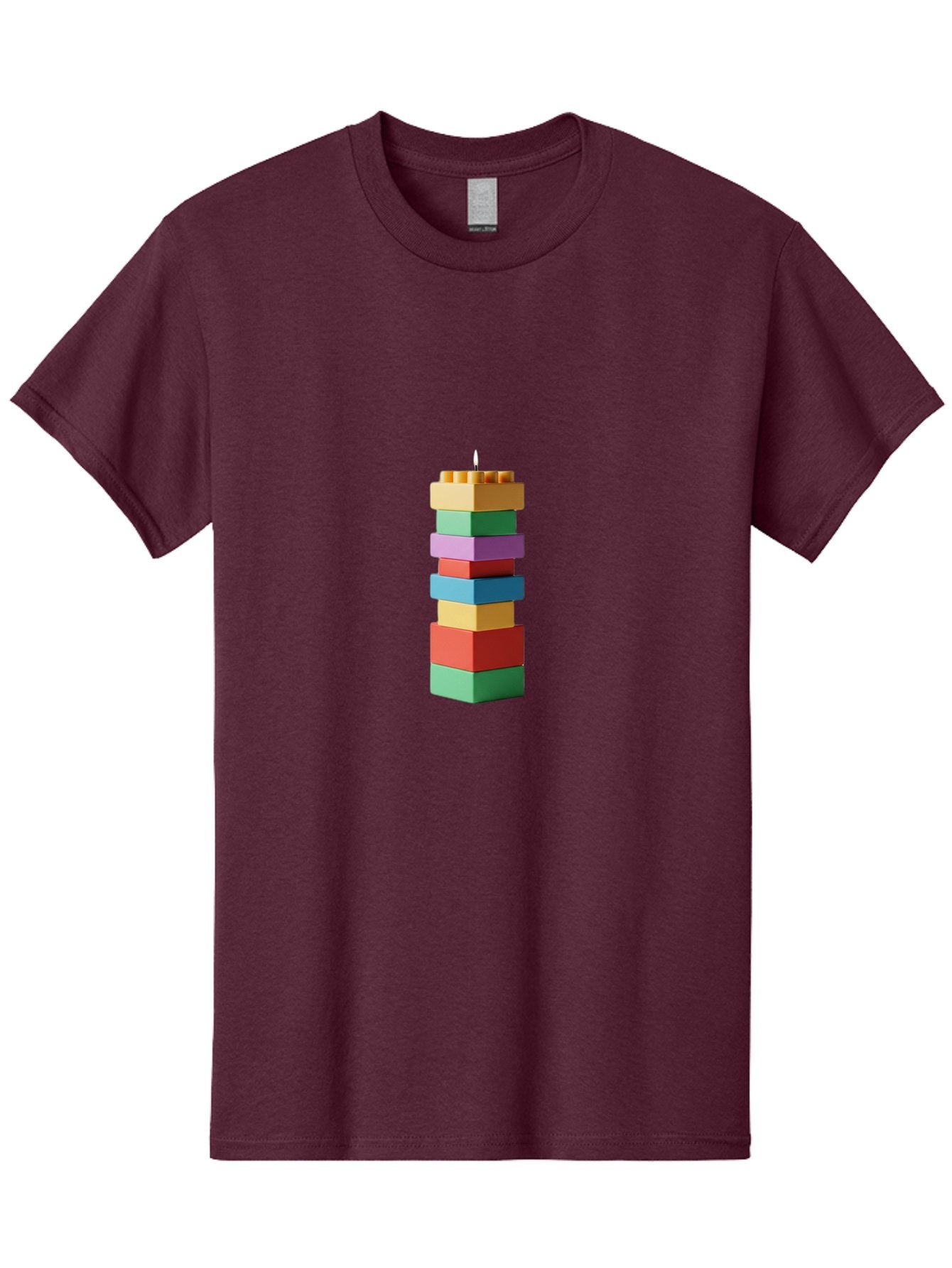 Building-Blocks-Candle Men'S Graphic Tee, 100% Cotton, Comfortable Casual Summer Wear, Machine Washable, Vintage Camera, Old Camera, Antique Camera, Black Camera, Classic Photography, Photography Equipment, Nostalgic Device, Film Camera, Bah616