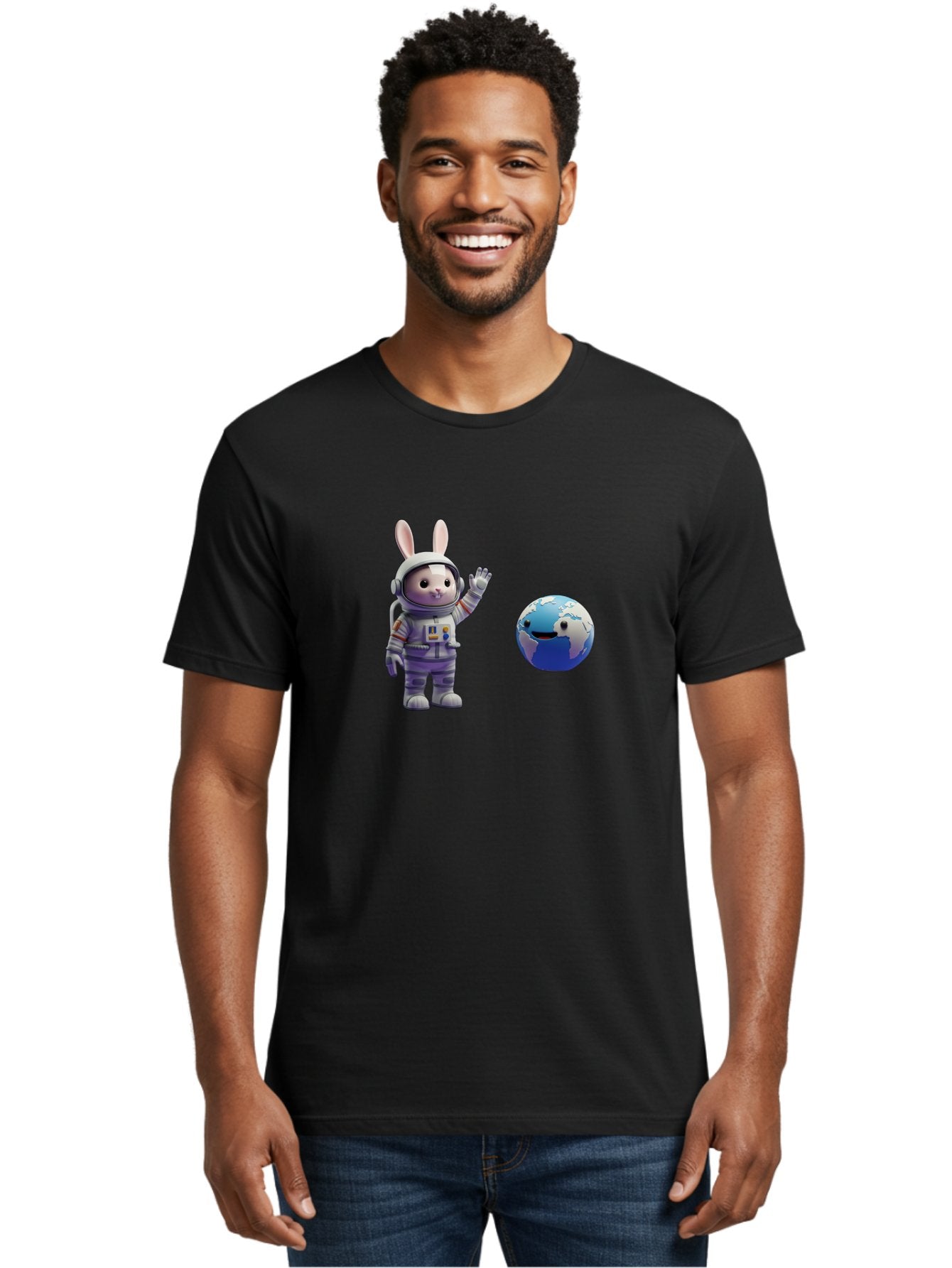 Bunny-Astronaut-2 Men'S Graphic Tee, 100% Cotton, Comfortable Casual Summer Wear, Machine Washable, Vintage Camera, Old Camera, Antique Camera, Black Camera, Classic Photography, Photography Equipment, Nostalgic Device, Film Camera, Camera Art Bah619 23