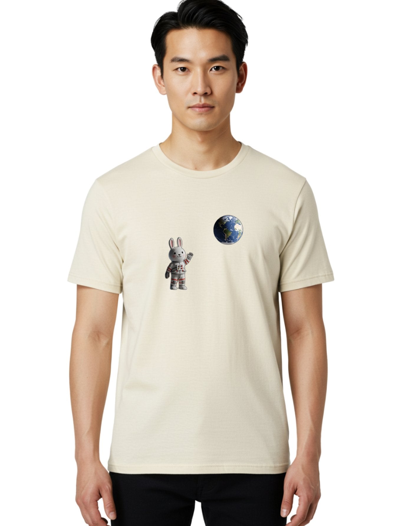 Bunny-Astronaut-3 Men'S Graphic Tee, 100% Cotton, Comfortable Casual Summer Wear, Machine Washable, Vintage Camera, Old Camera, Antique Camera, Black Camera, Classic Photography, Photography Equipment, Nostalgic Device, Film Camera, Camera Art Bah620 17