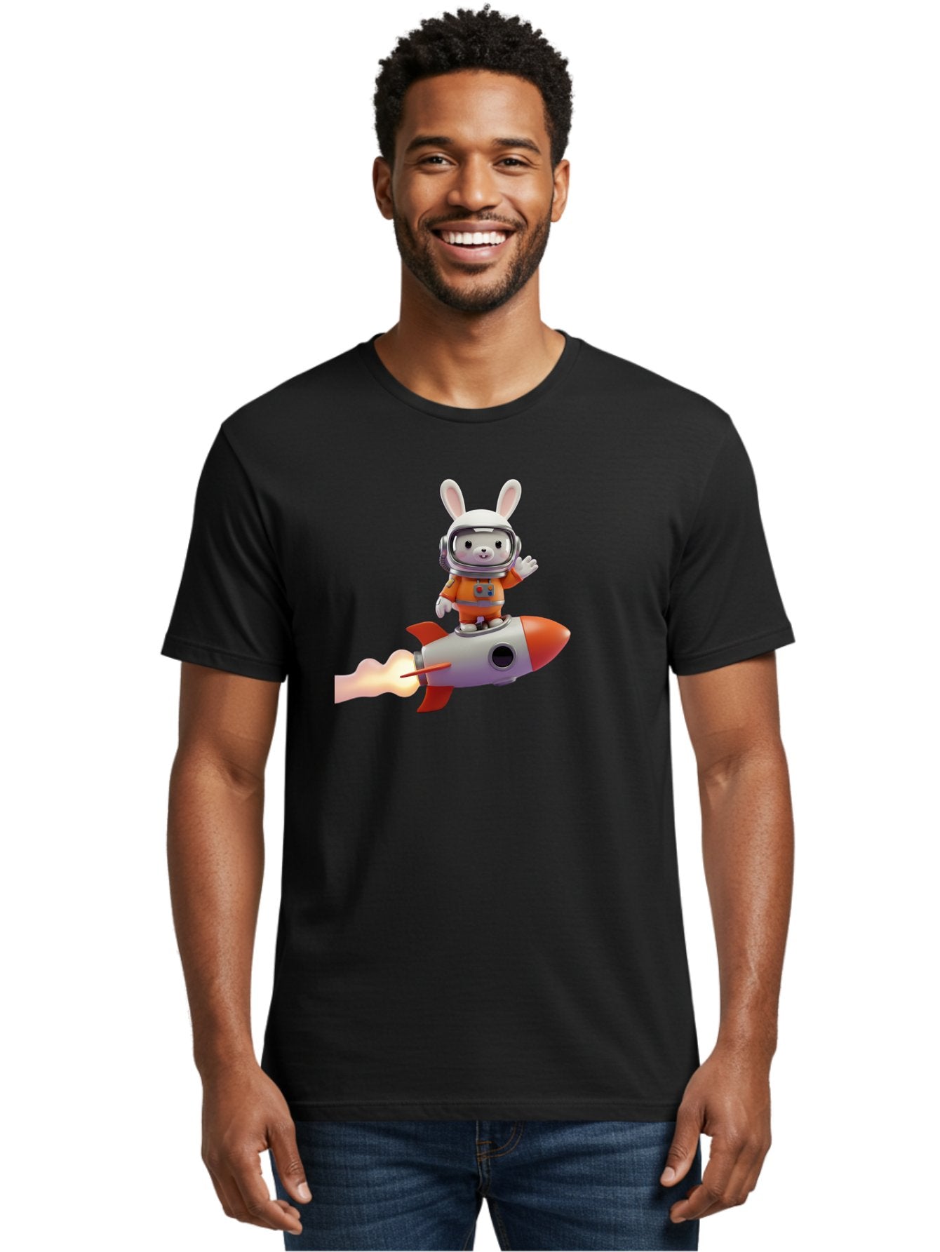 Bunny-Astronaut-4 Men'S Graphic Tee, 100% Cotton, Comfortable Casual Summer Wear, Machine Washable, Vintage Camera, Old Camera, Antique Camera, Black Camera, Classic Photography, Photography Equipment, Nostalgic Device, Film Camera, Camera Art Bah621 17