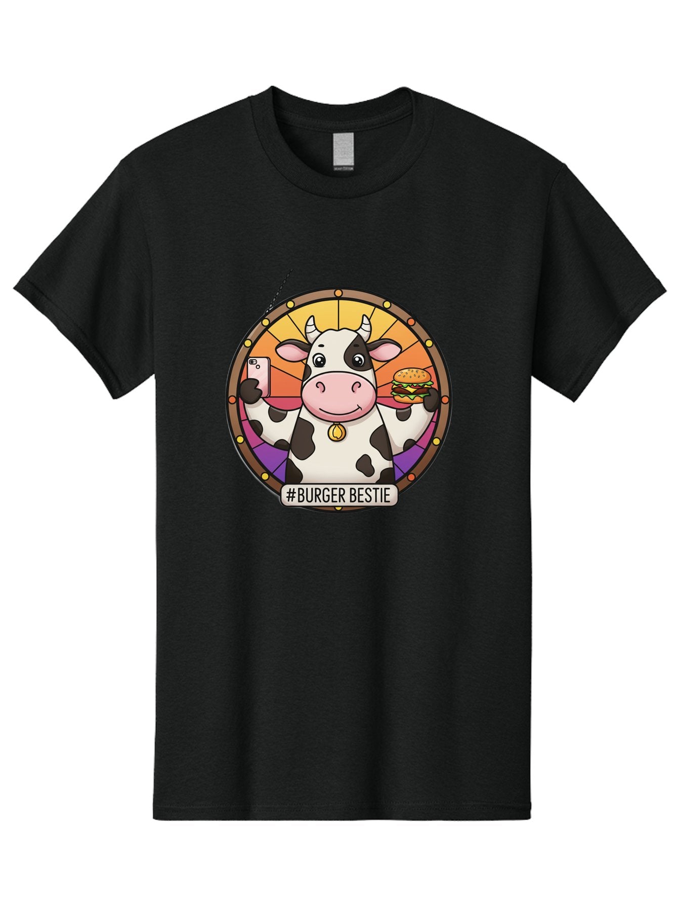 Burger-Bestie-Cow Men'S Graphic Tee, 100% Cotton, Comfortable Casual Summer Wear, Machine Washable, Vintage Camera, Old Camera, Antique Camera, Black Camera, Classic Photography, Photography Equipment, Nostalgic Device, Film Camera, Camera Art Bah631 8