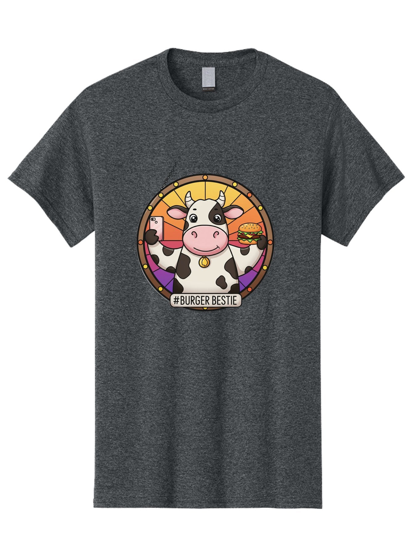 Burger-Bestie-Cow Men'S Graphic Tee, 100% Cotton, Comfortable Casual Summer Wear, Machine Washable, Vintage Camera, Old Camera, Antique Camera, Black Camera, Classic Photography, Photography Equipment, Nostalgic Device, Film Camera, Camera Art Bah631 14