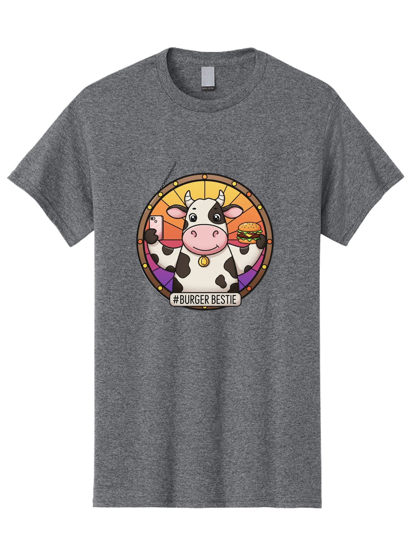 Burger-Bestie-Cow Men'S Graphic Tee, 100% Cotton, Comfortable Casual Summer Wear, Machine Washable, Vintage Camera, Old Camera, Antique Camera, Black Camera, Classic Photography, Photography Equipment, Nostalgic Device, Film Camera, Camera Art Bah631 7