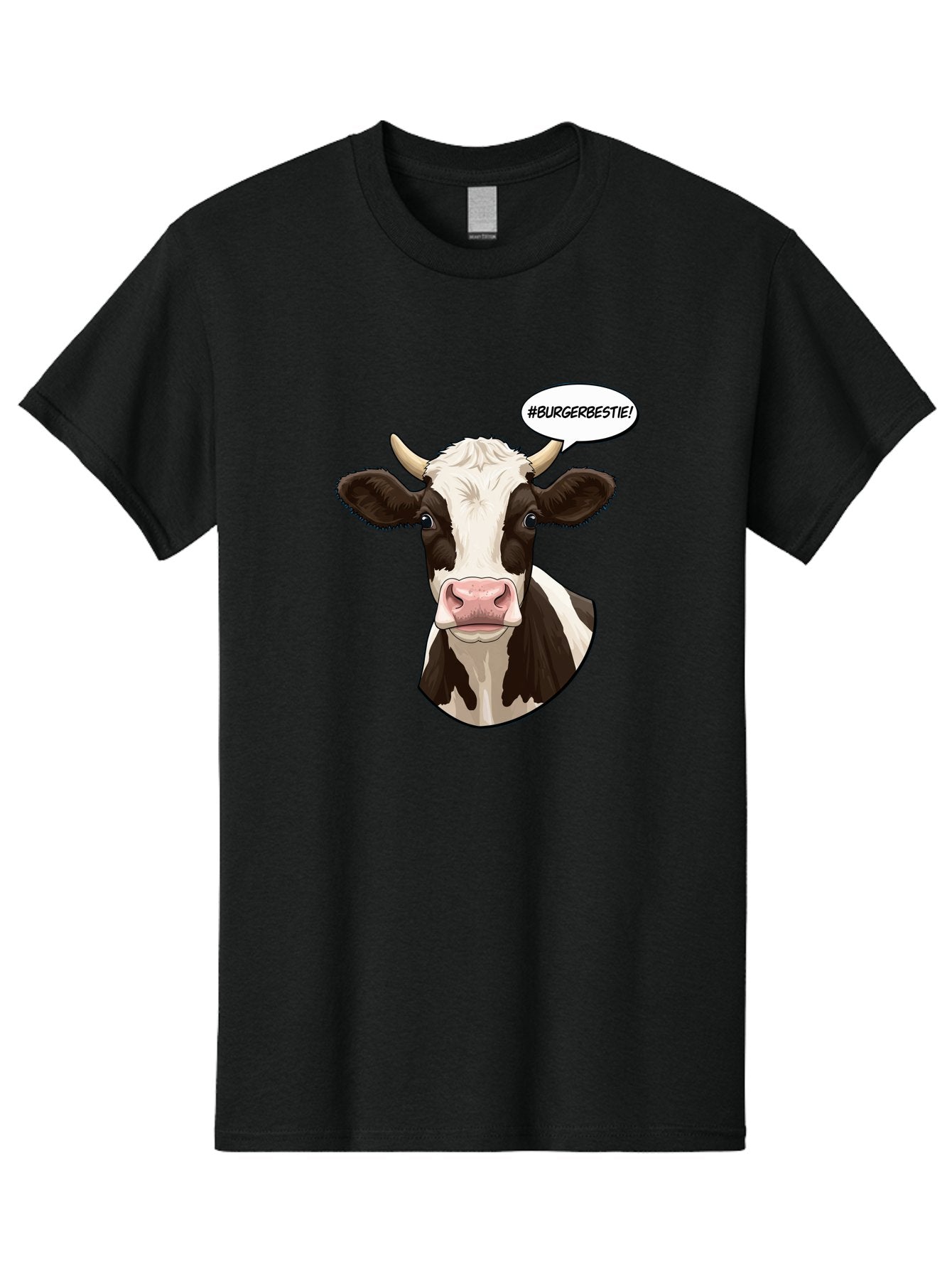 Burgerbestie-Cow-2 Men'S Graphic Tee, 100% Cotton, Comfortable Casual Summer Wear, Machine Washable, Vintage Camera, Old Camera, Antique Camera, Black Camera, Classic Photography, Photography Equipment, Nostalgic Device, Film Camera, Bah636 7