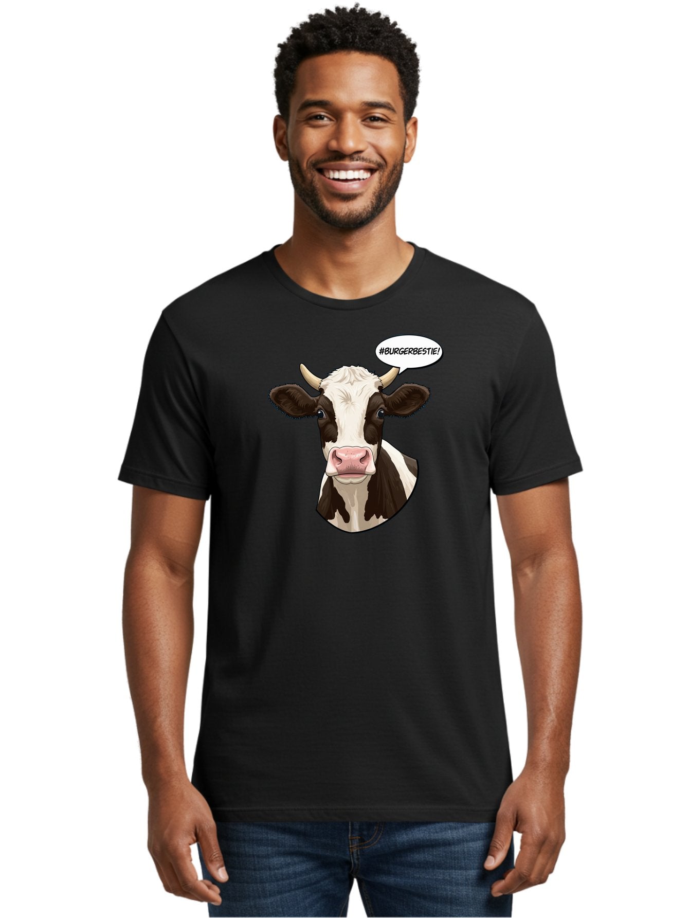 Burgerbestie-Cow-2 Men'S Graphic Tee, 100% Cotton, Comfortable Casual Summer Wear, Machine Washable, Vintage Camera, Old Camera, Antique Camera, Black Camera, Classic Photography, Photography Equipment, Nostalgic Device, Film Camera, Bah636 16