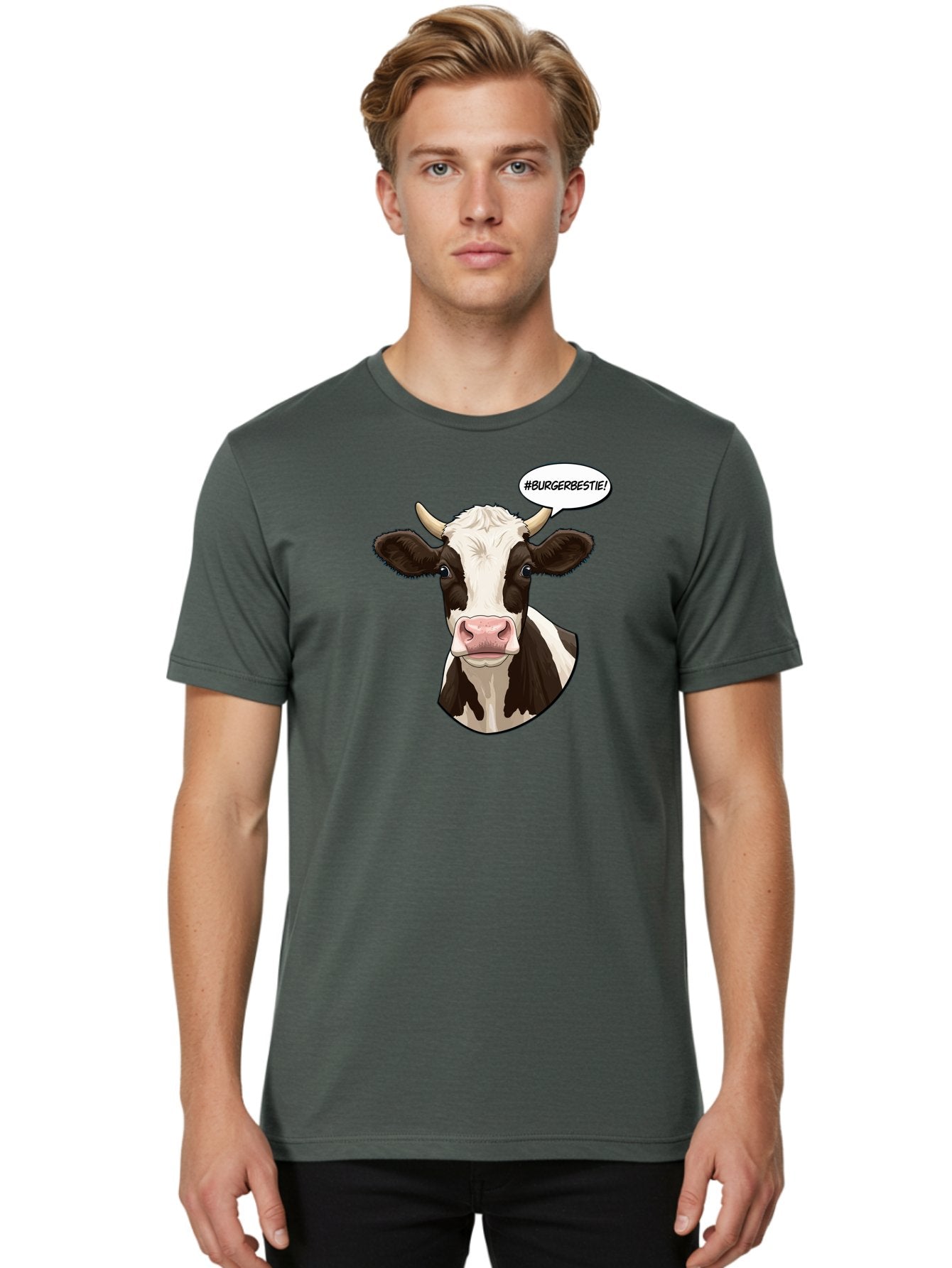 Burgerbestie-Cow-2 Men'S Graphic Tee, 100% Cotton, Comfortable Casual Summer Wear, Machine Washable, Vintage Camera, Old Camera, Antique Camera, Black Camera, Classic Photography, Photography Equipment, Nostalgic Device, Film Camera, Bah636 30