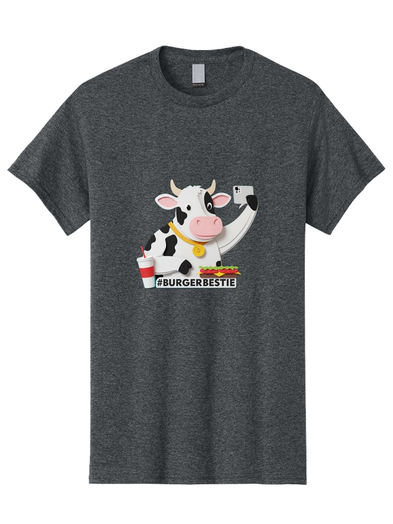 Burgerbestie-Cow-3 Men'S Graphic Tee, 100% Cotton, Comfortable Casual Summer Wear, Machine Washable, Vintage Camera, Old Camera, Antique Camera, Black Camera, Classic Photography, Photography Equipment, Nostalgic Device, Film Camera, Bah637 14