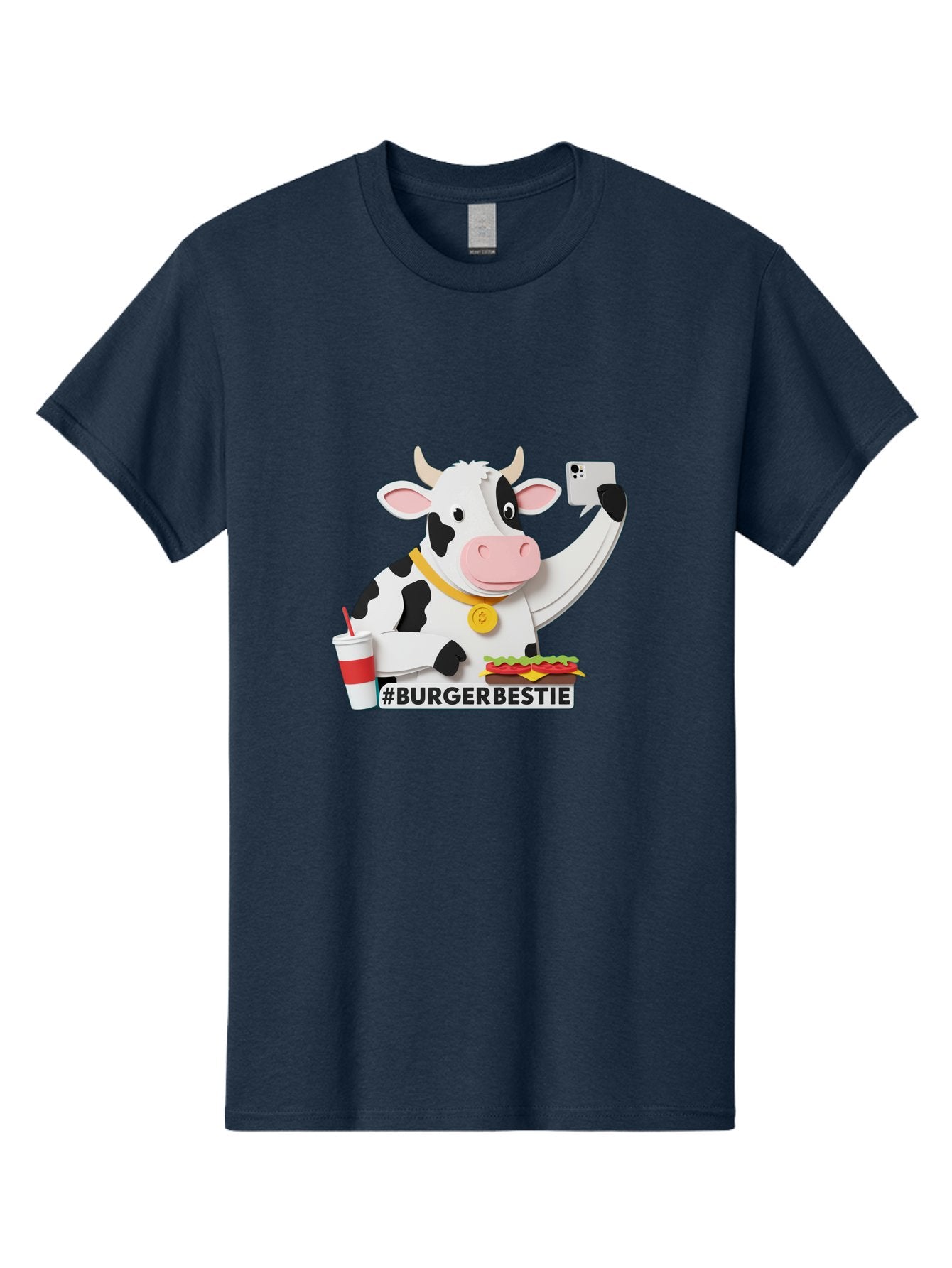 Burgerbestie-Cow-3 Men'S Graphic Tee, 100% Cotton, Comfortable Casual Summer Wear, Machine Washable, Vintage Camera, Old Camera, Antique Camera, Black Camera, Classic Photography, Photography Equipment, Nostalgic Device, Film Camera, Bah637 10