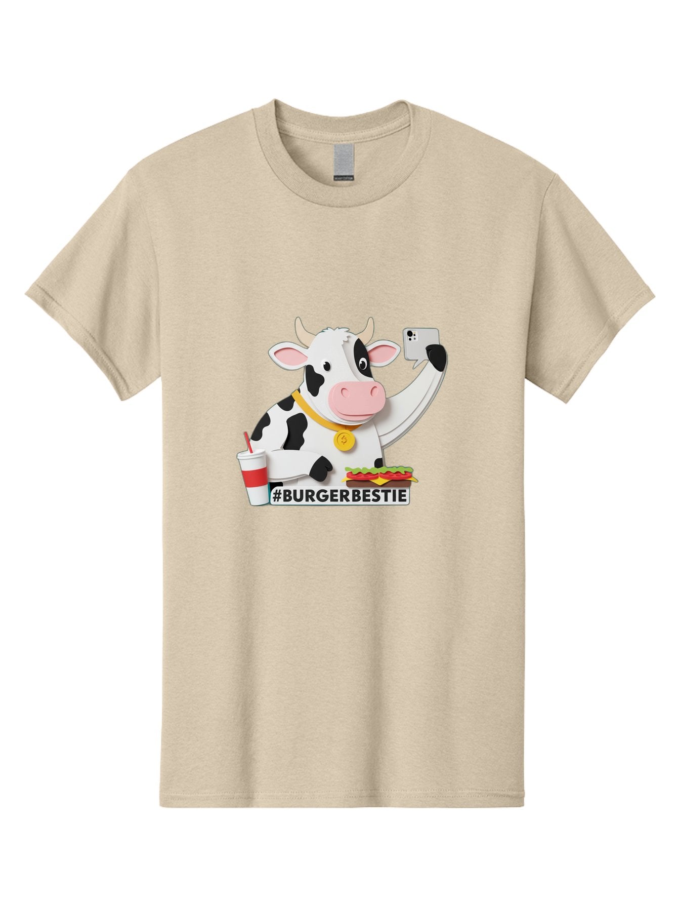 Burgerbestie-Cow-3 Men'S Graphic Tee, 100% Cotton, Comfortable Casual Summer Wear, Machine Washable, Vintage Camera, Old Camera, Antique Camera, Black Camera, Classic Photography, Photography Equipment, Nostalgic Device, Film Camera, Bah637