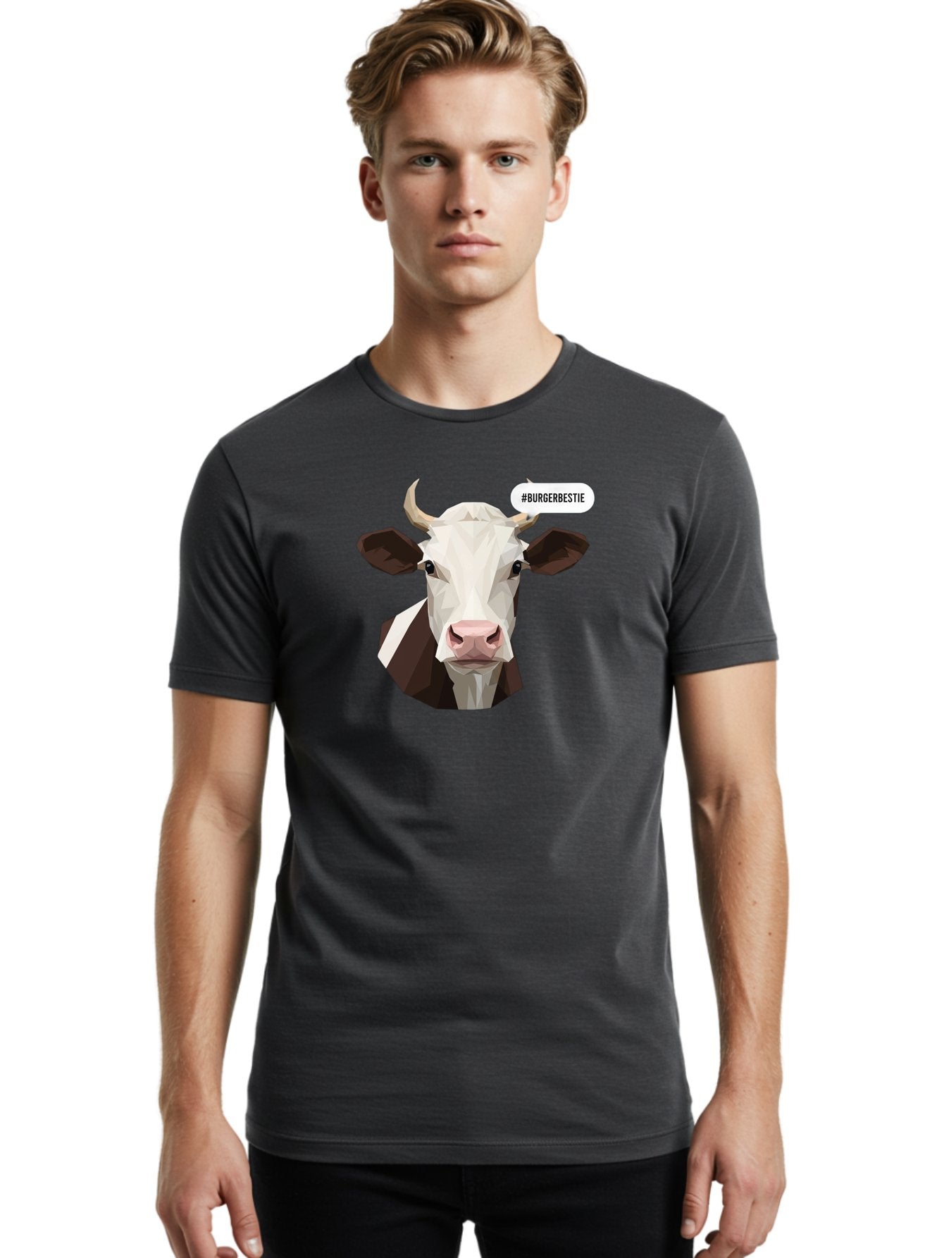 Burgerbestie-Cow Men'S Graphic Tee, 100% Cotton, Comfortable Casual Summer Wear, Machine Washable, Vintage Camera, Old Camera, Antique Camera, Black Camera, Classic Photography, Photography Equipment, Nostalgic Device, Film Camera, Camera Art Bah639 26