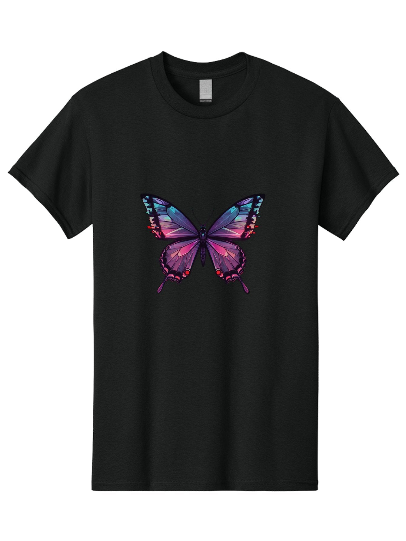 Butterfly-10 Men'S Graphic Tee, 100% Cotton, Comfortable Casual Summer Wear, Machine Washable, Vintage Camera, Old Camera, Antique Camera, Black Camera, Classic Photography, Photography Equipment, Nostalgic Device, Film Camera, Camera Art Bah642 5