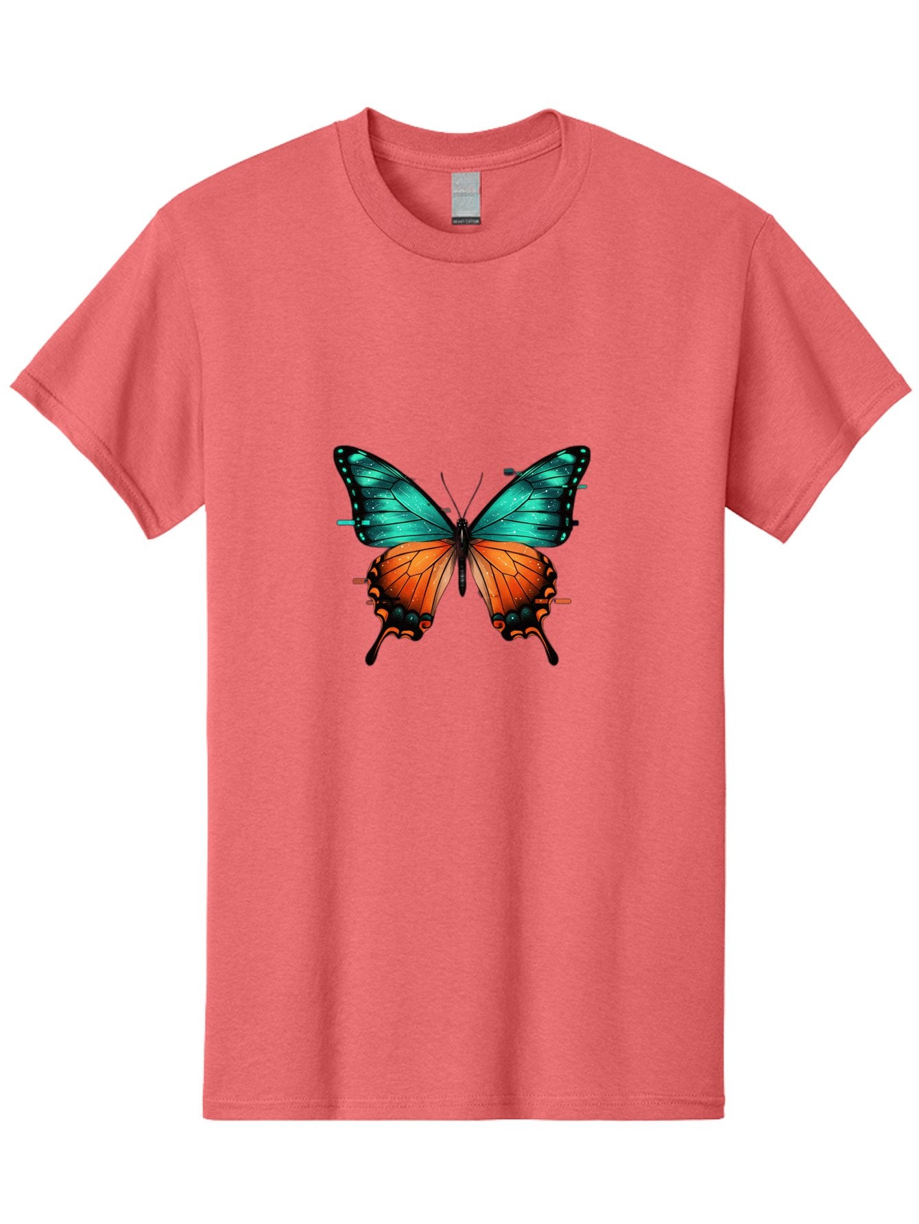 Butterfly-12 Men'S Graphic Tee, 100% Cotton, Comfortable Casual Summer Wear, Machine Washable, Vintage Camera, Old Camera, Antique Camera, Black Camera, Classic Photography, Photography Equipment, Nostalgic Device, Film Camera, Camera Art Bah644