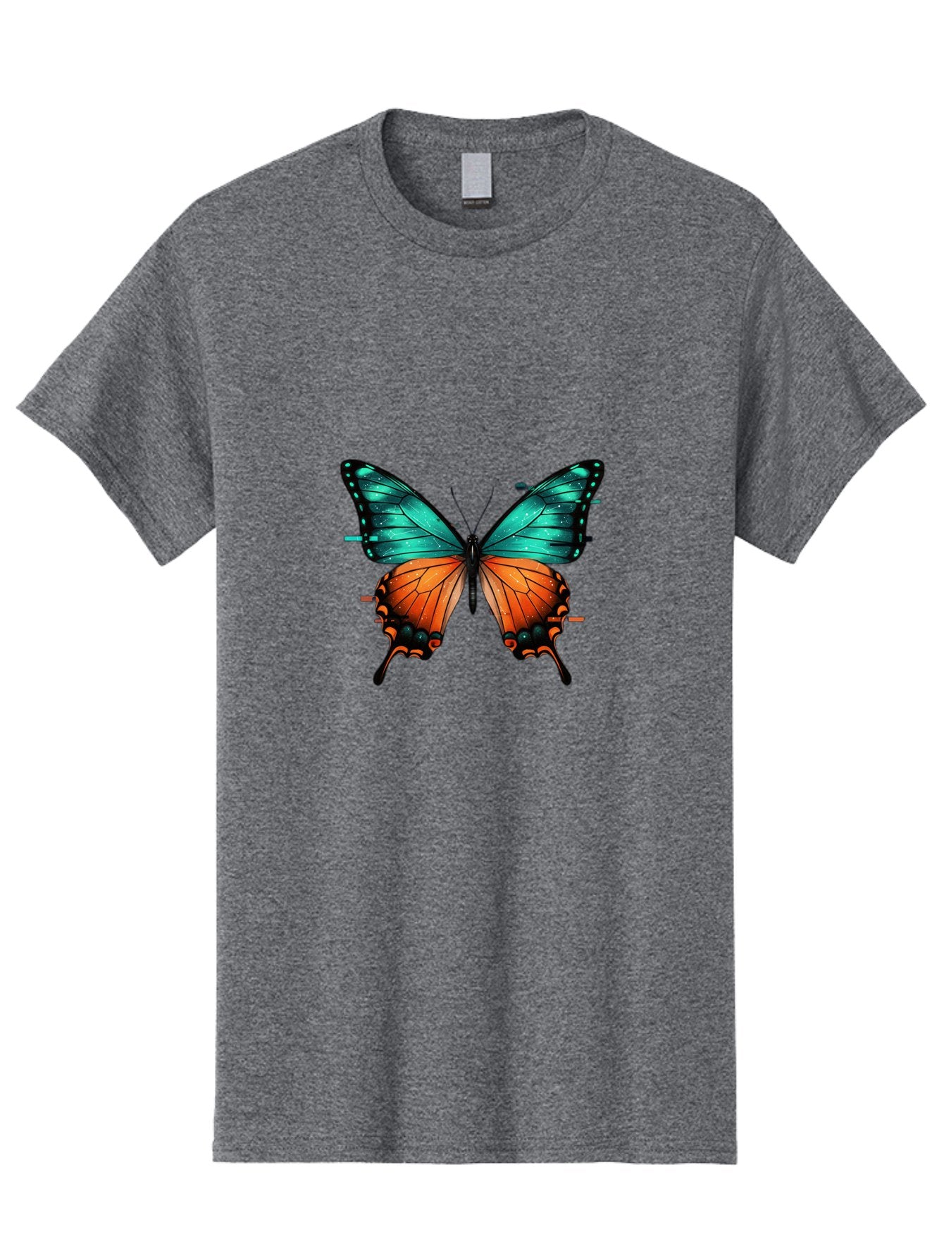 Butterfly-12 Men'S Graphic Tee, 100% Cotton, Comfortable Casual Summer Wear, Machine Washable, Vintage Camera, Old Camera, Antique Camera, Black Camera, Classic Photography, Photography Equipment, Nostalgic Device, Film Camera, Camera Art Bah644 5
