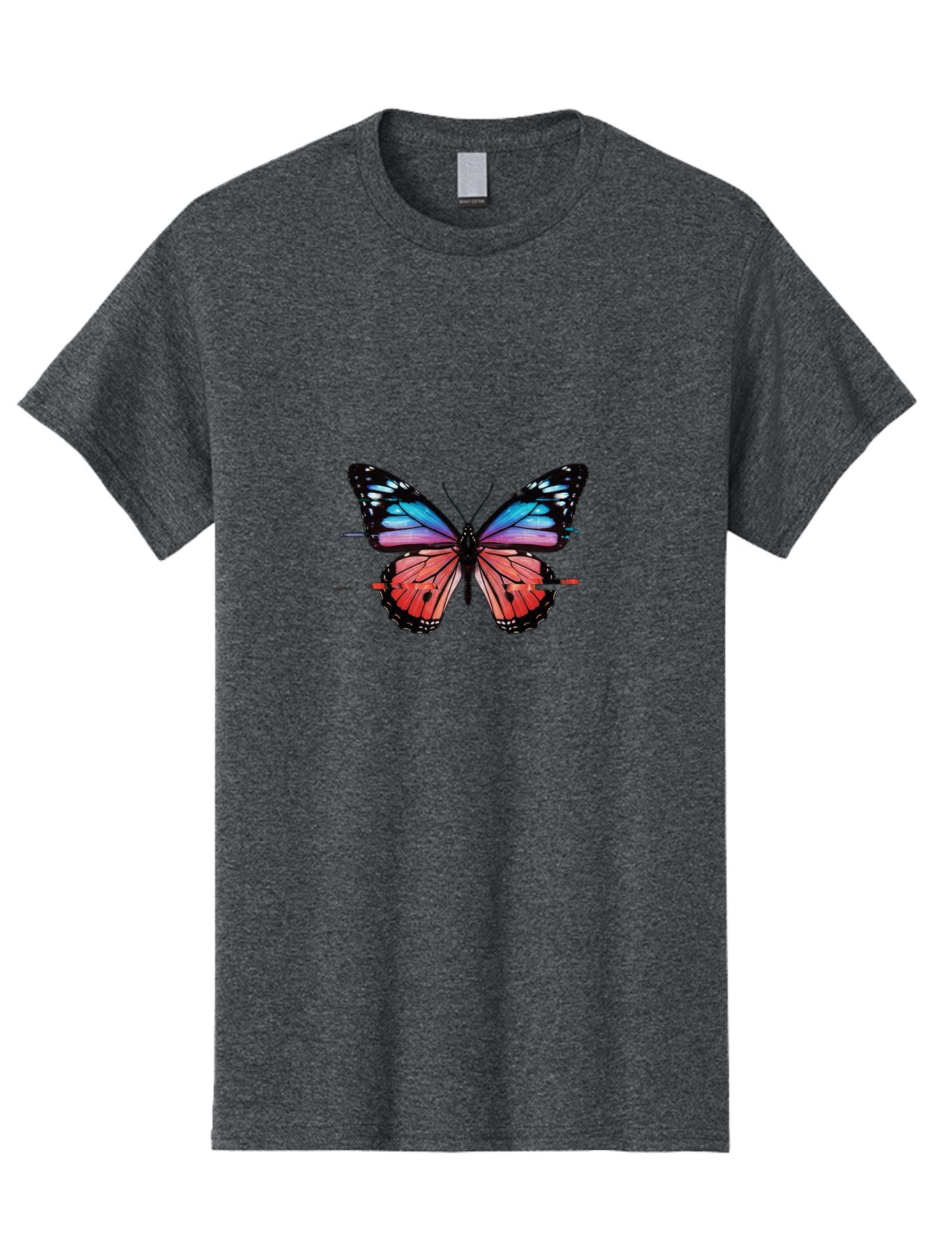 Butterfly-13 Men'S Graphic Tee, 100% Cotton, Comfortable Casual Summer Wear, Machine Washable, Vintage Camera, Old Camera, Antique Camera, Black Camera, Classic Photography, Photography Equipment, Nostalgic Device, Film Camera, Camera Art Bah645