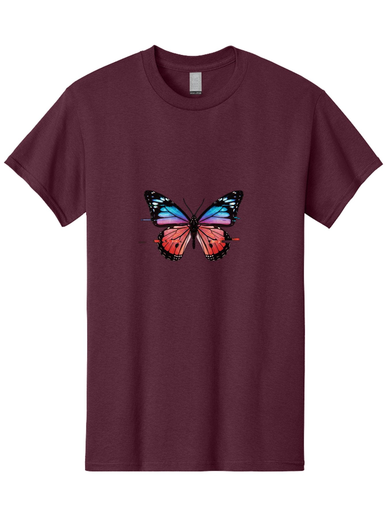 Butterfly-13 Men'S Graphic Tee, 100% Cotton, Comfortable Casual Summer Wear, Machine Washable, Vintage Camera, Old Camera, Antique Camera, Black Camera, Classic Photography, Photography Equipment, Nostalgic Device, Film Camera, Camera Art Bah645 6