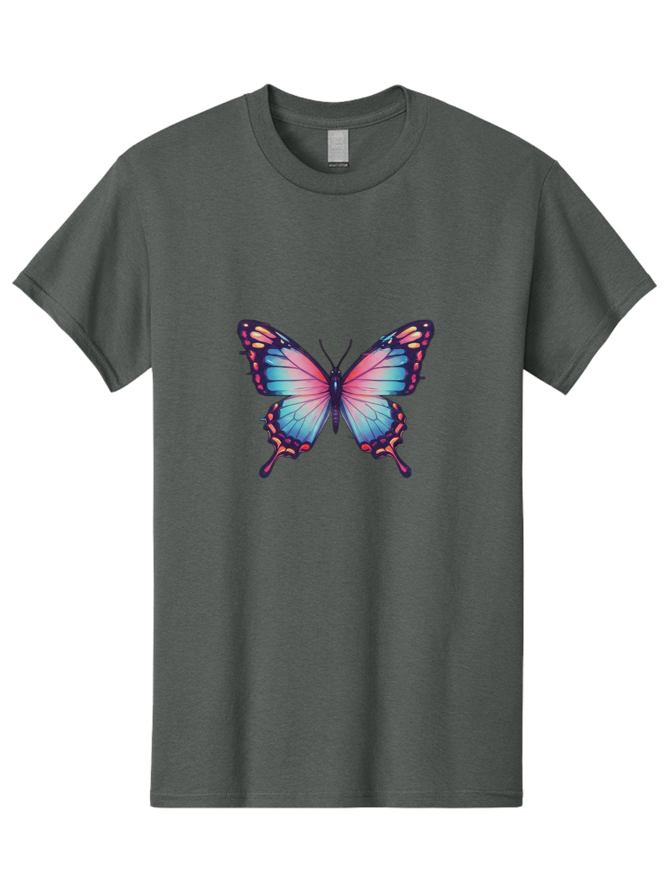 Butterfly-15 Men'S Graphic Tee, 100% Cotton, Comfortable Casual Summer Wear, Machine Washable, Vintage Camera, Old Camera, Antique Camera, Black Camera, Classic Photography, Photography Equipment, Nostalgic Device, Film Camera, Camera Art Bah647 6