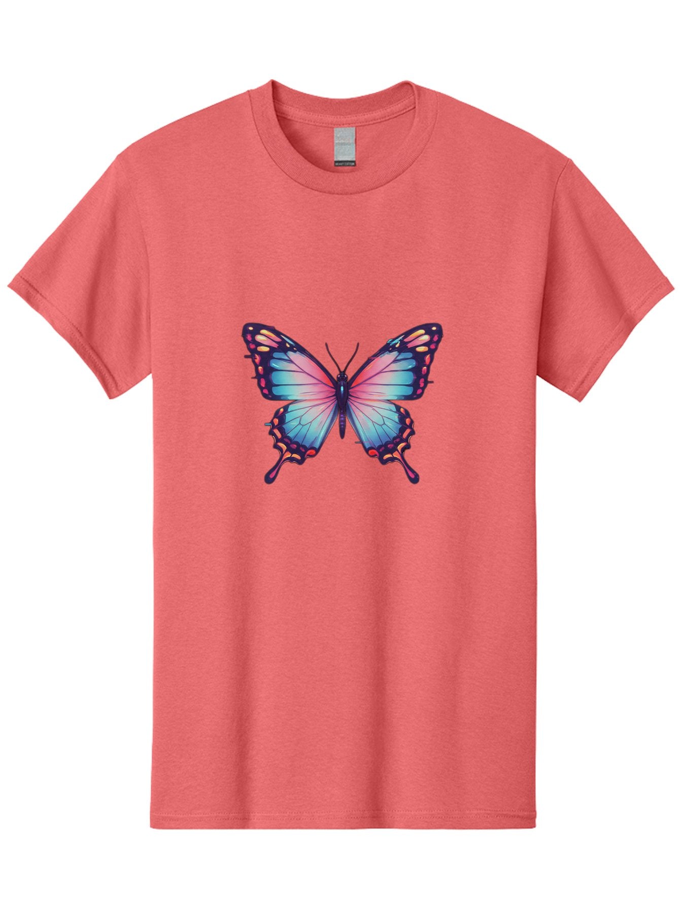 Butterfly-15 Men'S Graphic Tee, 100% Cotton, Comfortable Casual Summer Wear, Machine Washable, Vintage Camera, Old Camera, Antique Camera, Black Camera, Classic Photography, Photography Equipment, Nostalgic Device, Film Camera, Camera Art Bah647