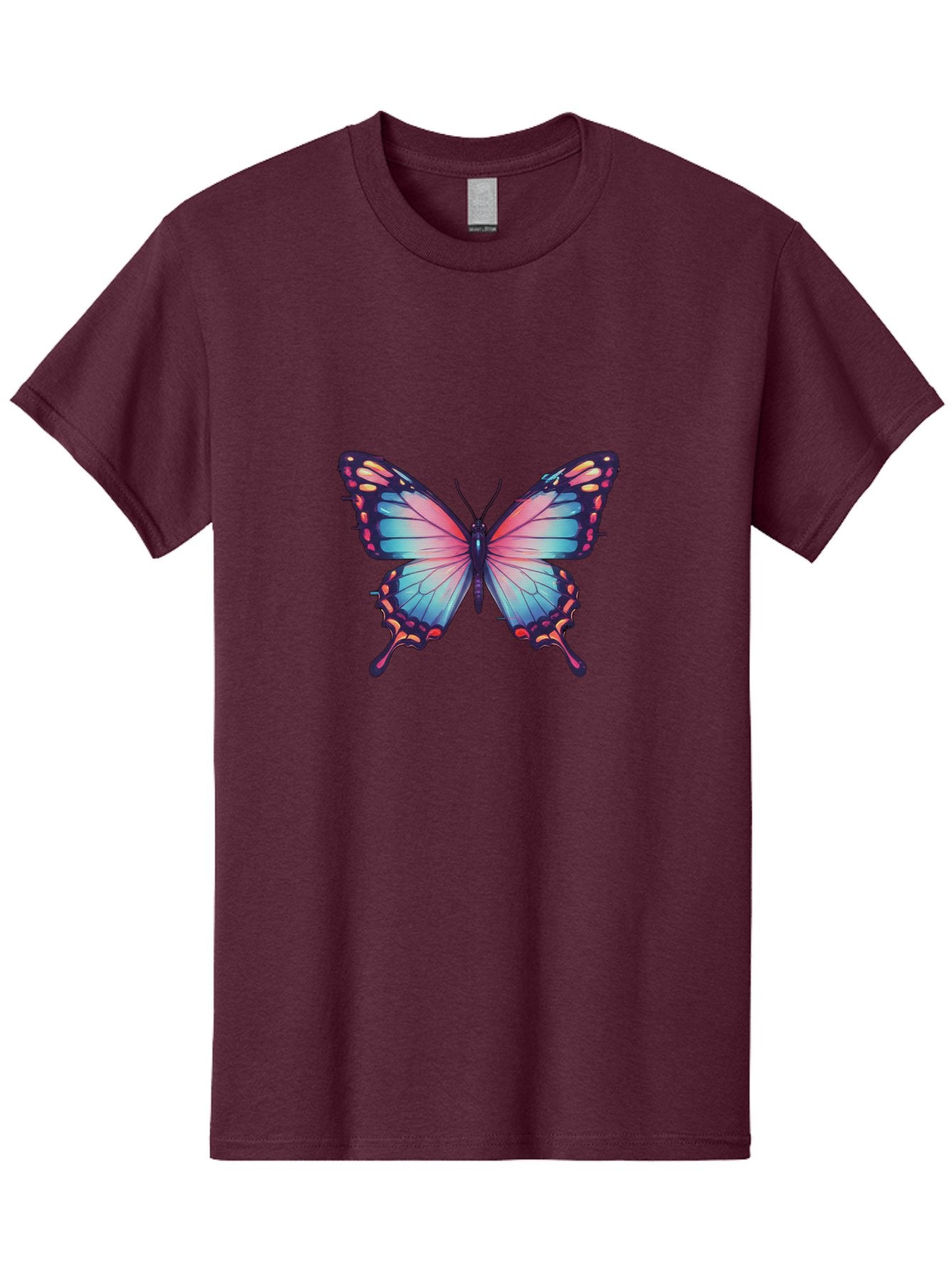 Butterfly-15 Men'S Graphic Tee, 100% Cotton, Comfortable Casual Summer Wear, Machine Washable, Vintage Camera, Old Camera, Antique Camera, Black Camera, Classic Photography, Photography Equipment, Nostalgic Device, Film Camera, Camera Art Bah647 15