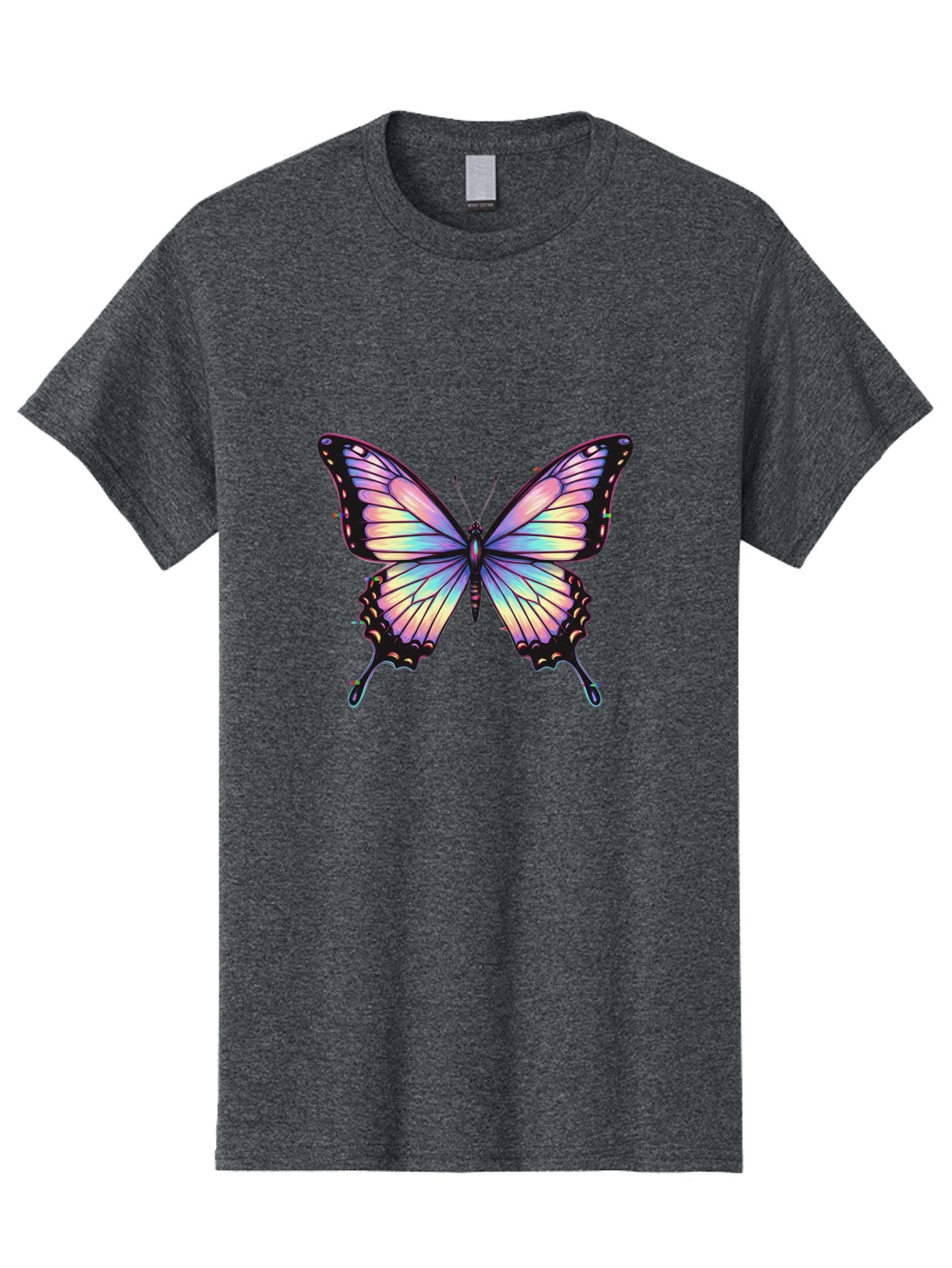 Butterfly-16 Men'S Graphic Tee, 100% Cotton, Comfortable Casual Summer Wear, Machine Washable, Vintage Camera, Old Camera, Antique Camera, Black Camera, Classic Photography, Photography Equipment, Nostalgic Device, Film Camera, Camera Art Bah648 5