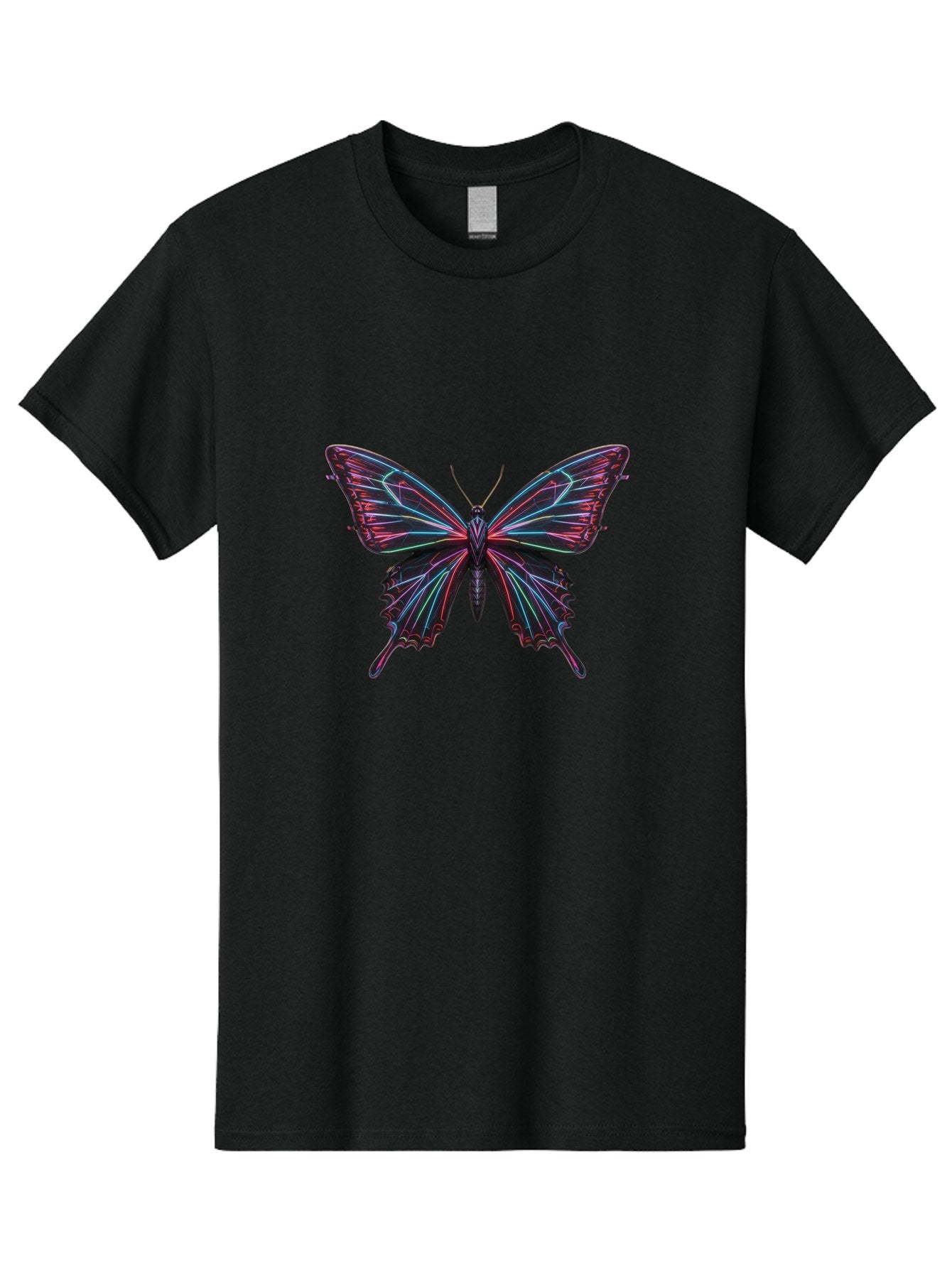 Butterfly-18 Men'S Graphic Tee, 100% Cotton, Comfortable Casual Summer Wear, Machine Washable, Vintage Camera, Old Camera, Antique Camera, Black Camera, Classic Photography, Photography Equipment, Nostalgic Device, Film Camera, Camera Art Bah650 6