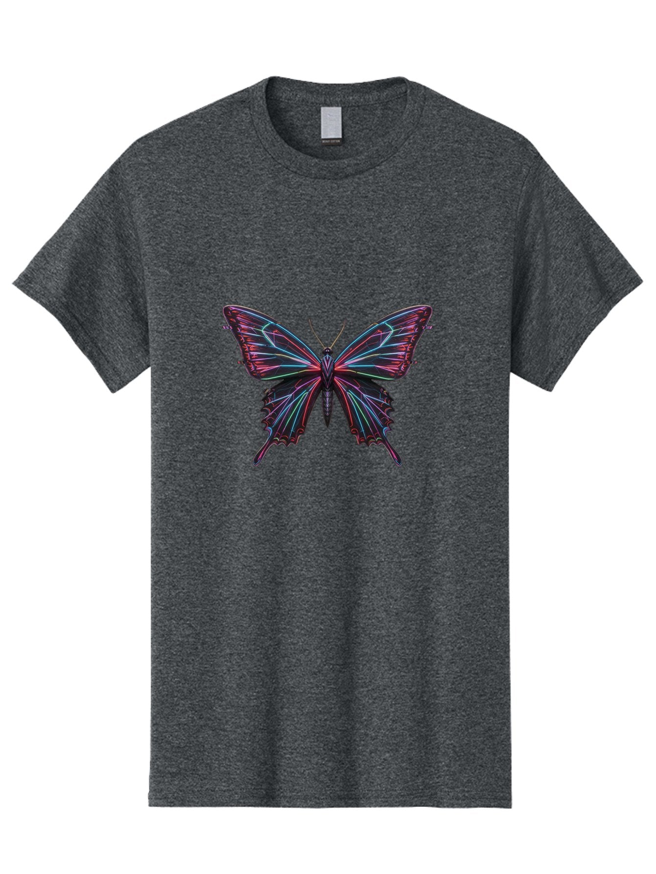 Butterfly-18 Men'S Graphic Tee, 100% Cotton, Comfortable Casual Summer Wear, Machine Washable, Vintage Camera, Old Camera, Antique Camera, Black Camera, Classic Photography, Photography Equipment, Nostalgic Device, Film Camera, Camera Art Bah650 4