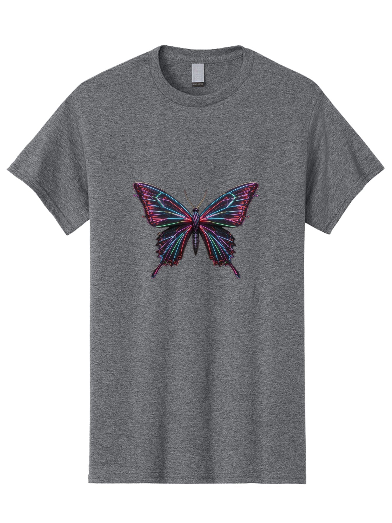 Butterfly-18 Men'S Graphic Tee, 100% Cotton, Comfortable Casual Summer Wear, Machine Washable, Vintage Camera, Old Camera, Antique Camera, Black Camera, Classic Photography, Photography Equipment, Nostalgic Device, Film Camera, Camera Art Bah650 14