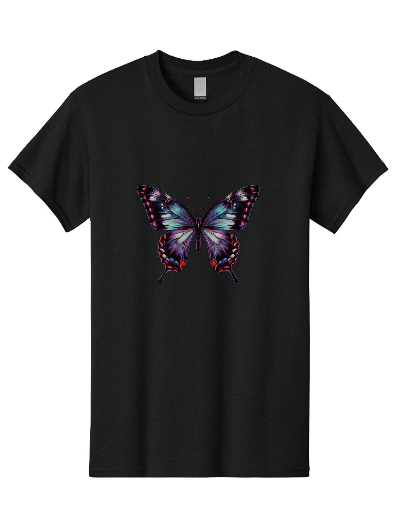 Butterfly-19 Men'S Graphic Tee, 100% Cotton, Comfortable Casual Summer Wear, Machine Washable, Vintage Camera, Old Camera, Antique Camera, Black Camera, Classic Photography, Photography Equipment, Nostalgic Device, Film Camera, Camera Art Bah651 6