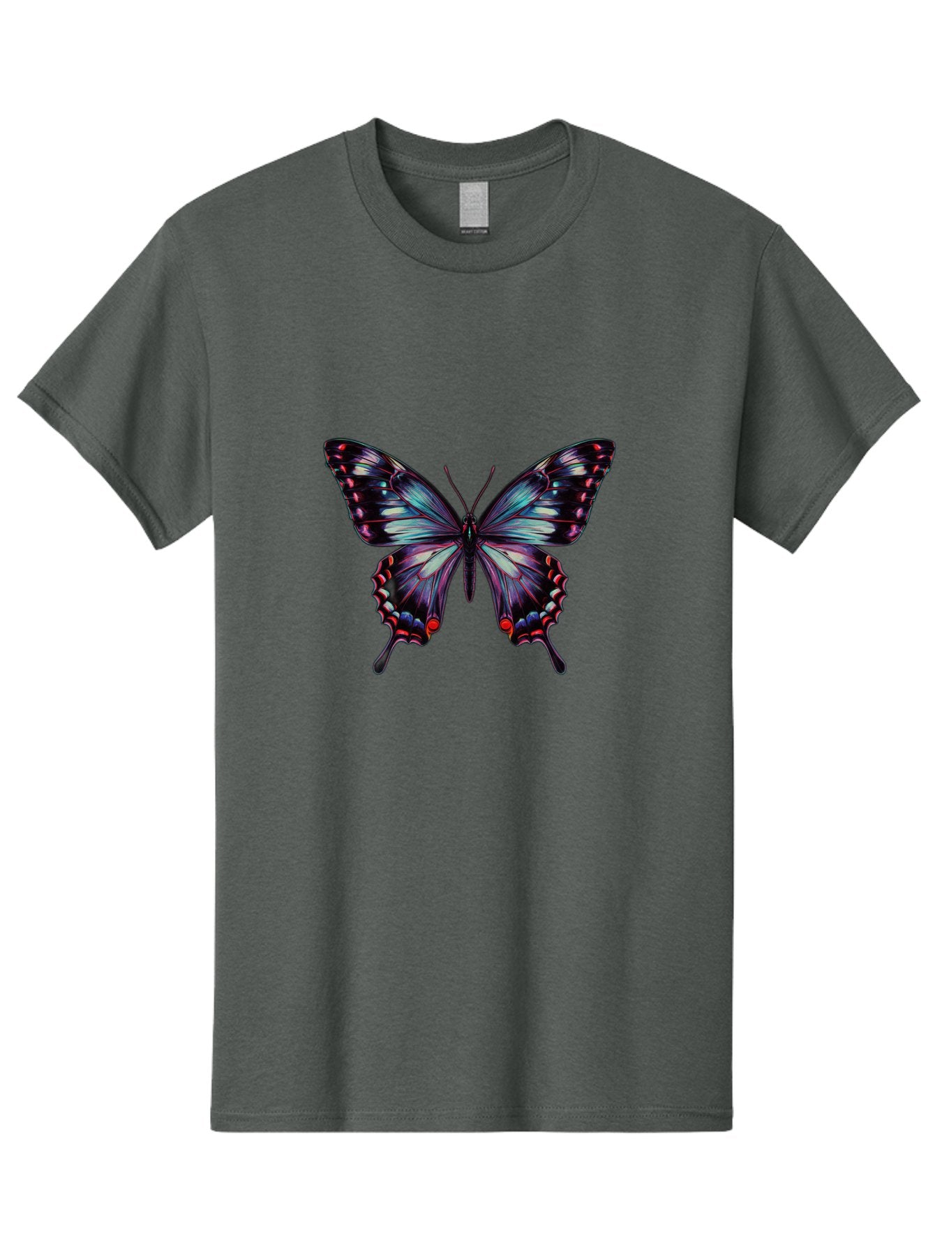 Butterfly-19 Men'S Graphic Tee, 100% Cotton, Comfortable Casual Summer Wear, Machine Washable, Vintage Camera, Old Camera, Antique Camera, Black Camera, Classic Photography, Photography Equipment, Nostalgic Device, Film Camera, Camera Art Bah651 12