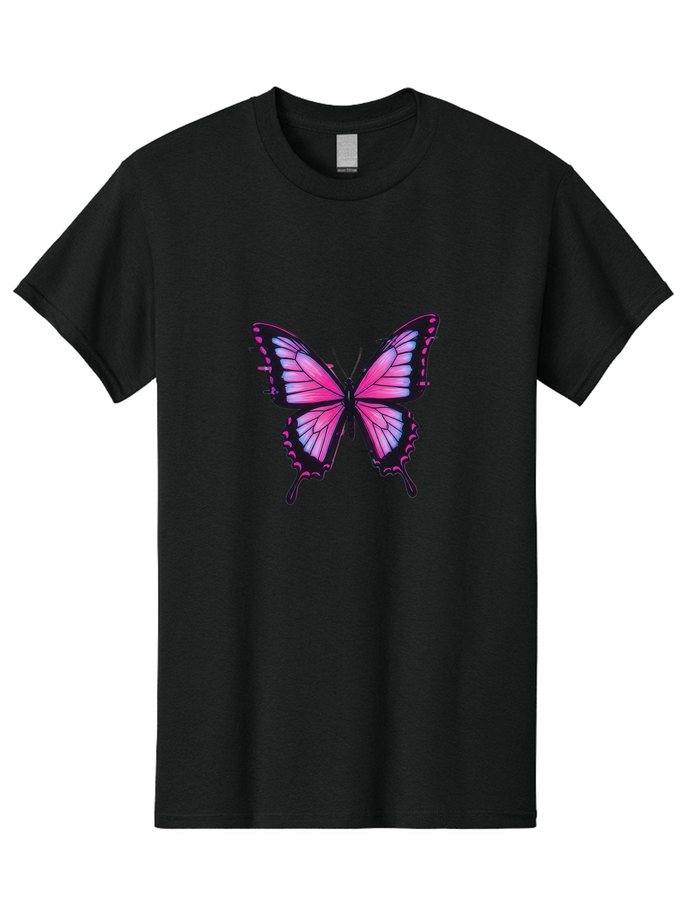 Butterfly-2 Men'S Graphic Tee, 100% Cotton, Comfortable Casual Summer Wear, Machine Washable, Vintage Camera, Old Camera, Antique Camera, Black Camera, Classic Photography, Photography Equipment, Nostalgic Device, Film Camera, Camera Art Bah652 7