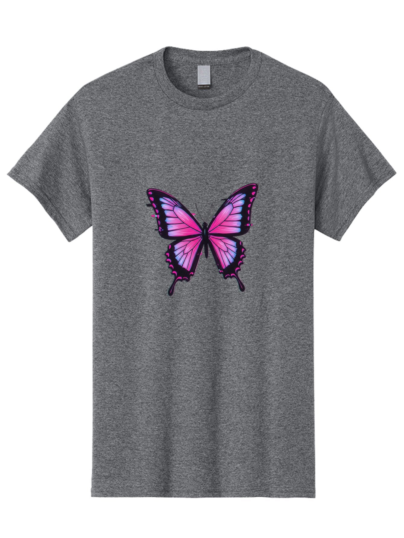 Butterfly-2 Men'S Graphic Tee, 100% Cotton, Comfortable Casual Summer Wear, Machine Washable, Vintage Camera, Old Camera, Antique Camera, Black Camera, Classic Photography, Photography Equipment, Nostalgic Device, Film Camera, Camera Art Bah652 3