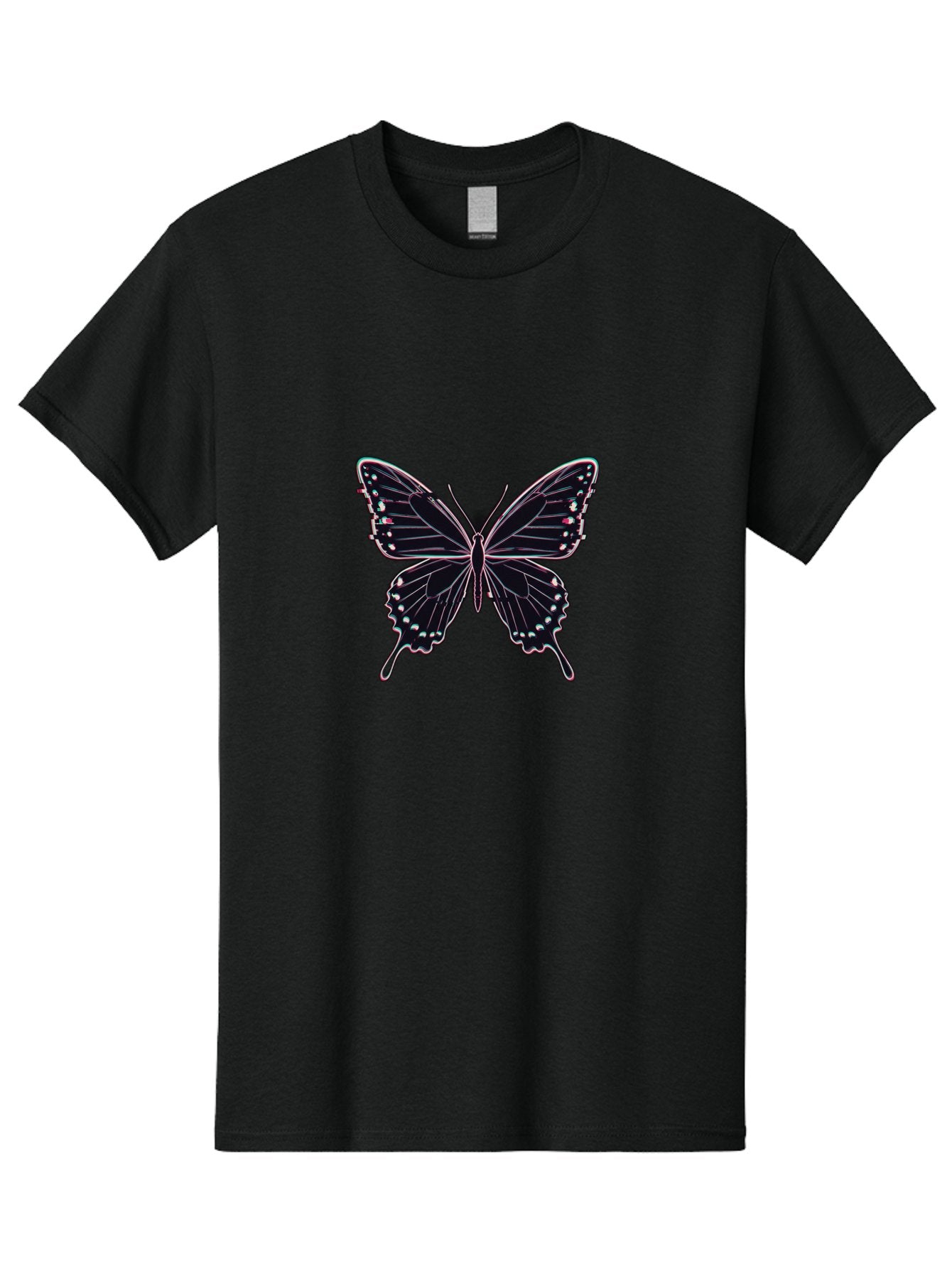 Butterfly-20 Men'S Graphic Tee, 100% Cotton, Comfortable Casual Summer Wear, Machine Washable, Vintage Camera, Old Camera, Antique Camera, Black Camera, Classic Photography, Photography Equipment, Nostalgic Device, Film Camera, Camera Art Bah653 11