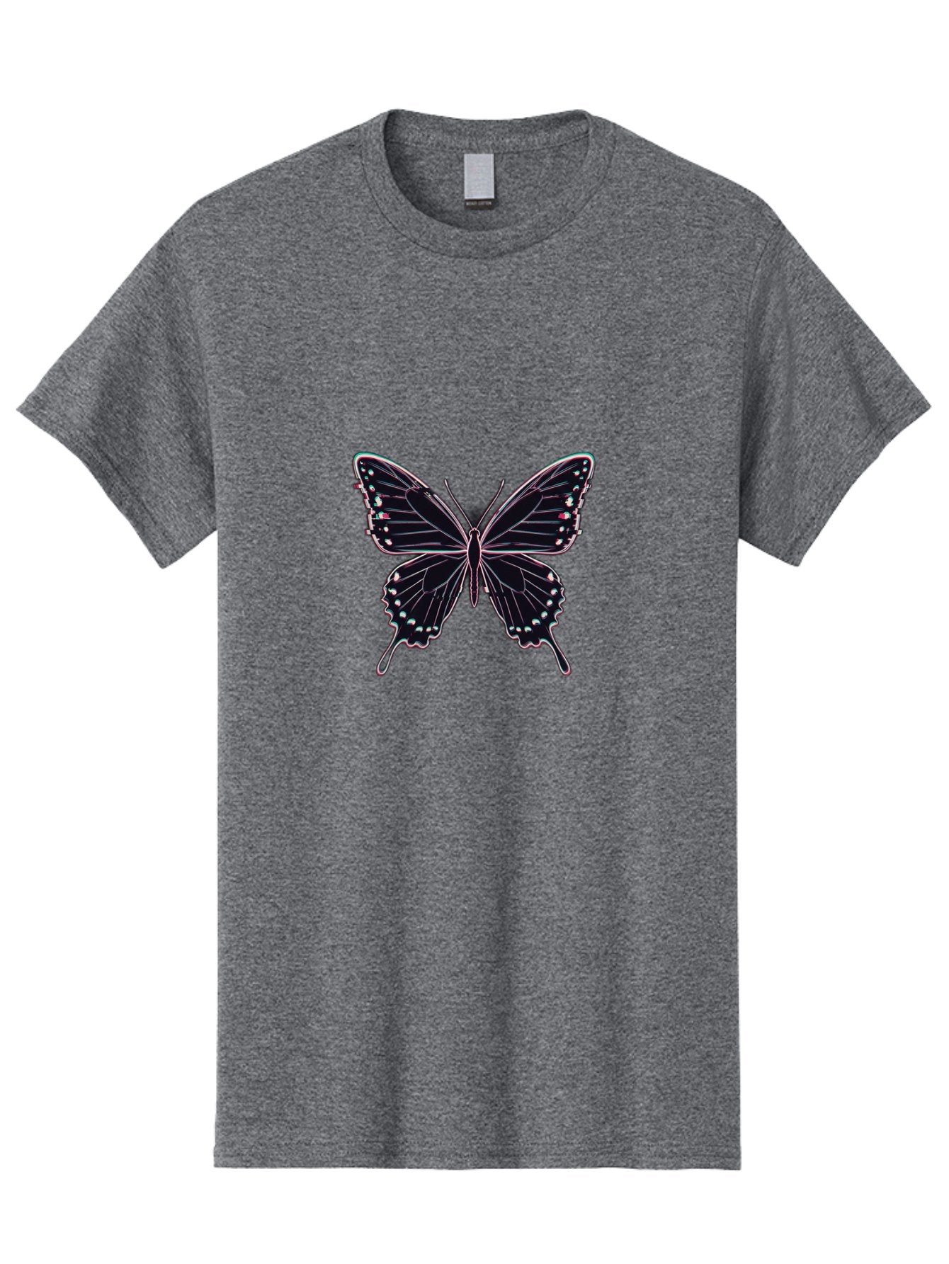 Butterfly-20 Men'S Graphic Tee, 100% Cotton, Comfortable Casual Summer Wear, Machine Washable, Vintage Camera, Old Camera, Antique Camera, Black Camera, Classic Photography, Photography Equipment, Nostalgic Device, Film Camera, Camera Art Bah653 15