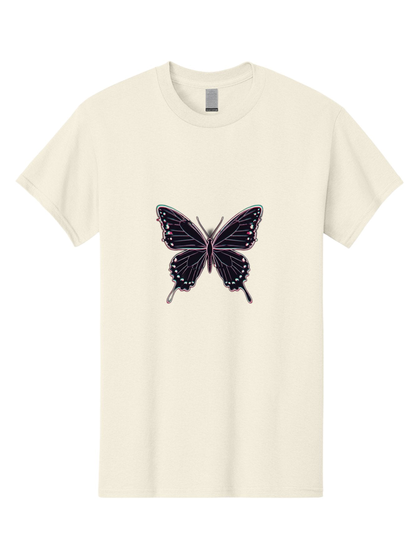 Butterfly-20 Men'S Graphic Tee, 100% Cotton, Comfortable Casual Summer Wear, Machine Washable, Vintage Camera, Old Camera, Antique Camera, Black Camera, Classic Photography, Photography Equipment, Nostalgic Device, Film Camera, Camera Art Bah653 5