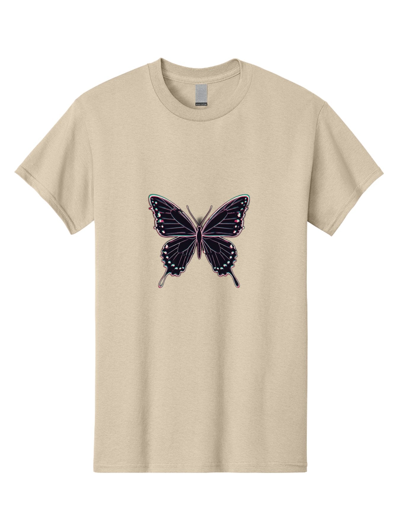 Butterfly-20 Men'S Graphic Tee, 100% Cotton, Comfortable Casual Summer Wear, Machine Washable, Vintage Camera, Old Camera, Antique Camera, Black Camera, Classic Photography, Photography Equipment, Nostalgic Device, Film Camera, Camera Art Bah653 13