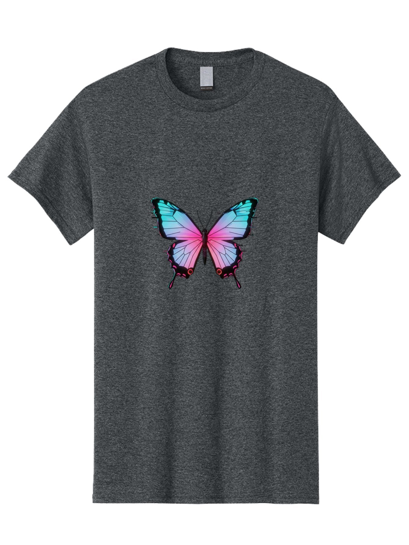 Butterfly-21 Men'S Graphic Tee, 100% Cotton, Comfortable Casual Summer Wear, Machine Washable, Vintage Camera, Old Camera, Antique Camera, Black Camera, Classic Photography, Photography Equipment, Nostalgic Device, Film Camera, Camera Art Bah654