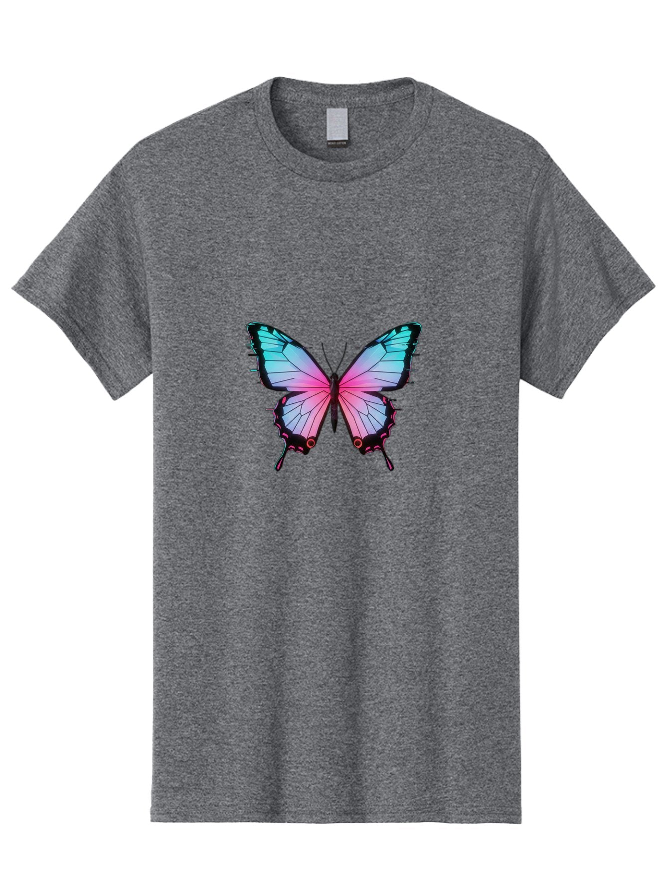 Butterfly-21 Men'S Graphic Tee, 100% Cotton, Comfortable Casual Summer Wear, Machine Washable, Vintage Camera, Old Camera, Antique Camera, Black Camera, Classic Photography, Photography Equipment, Nostalgic Device, Film Camera, Camera Art Bah654 12